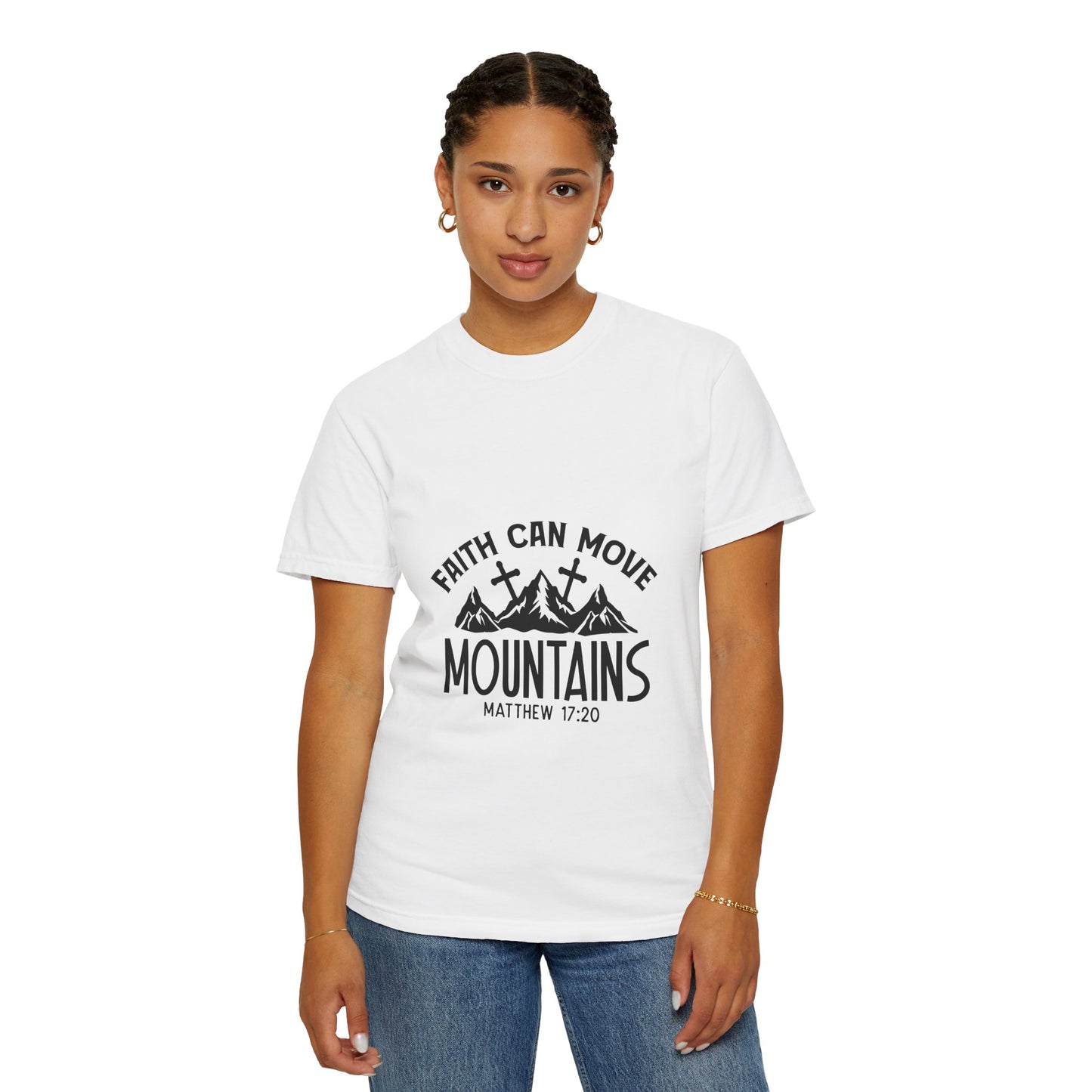 Faith Can Move Mountains Unisex T-Shirt - Inspirational Christian Tee