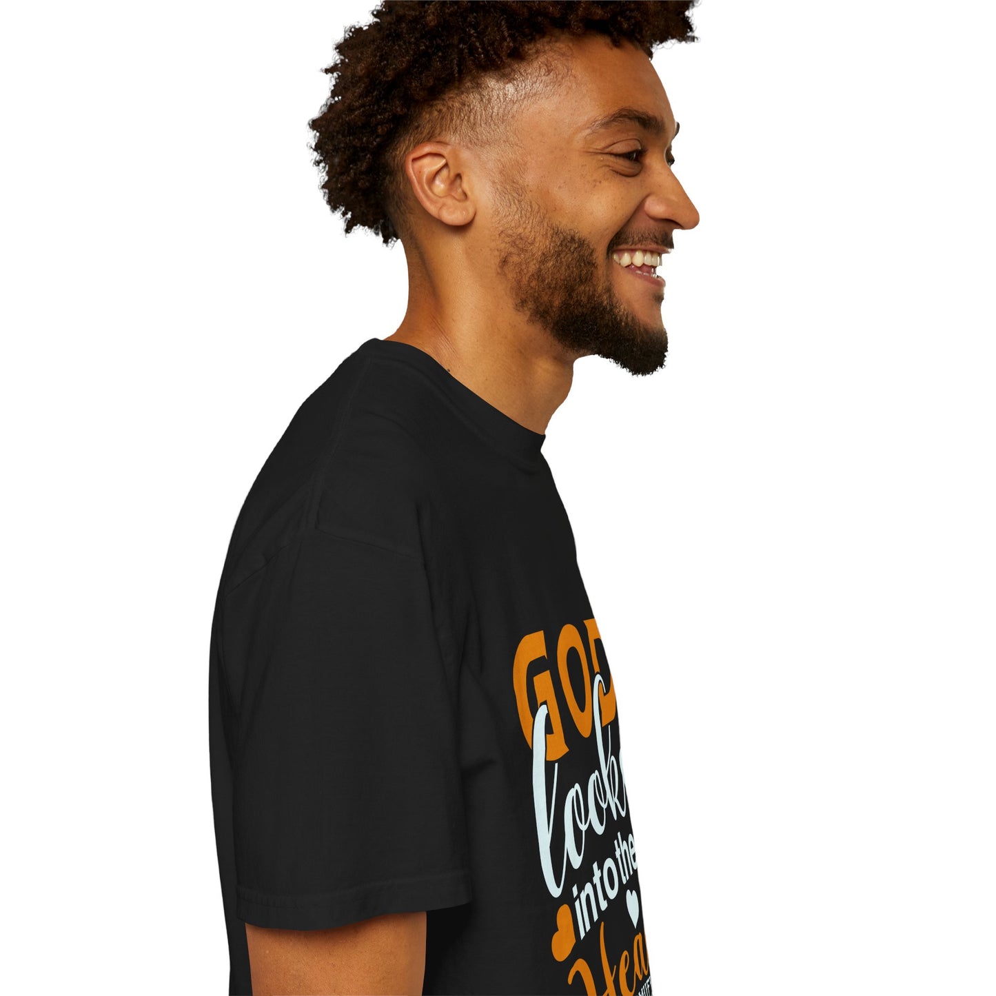 God Looks into the Heart T-Shirt - Unisex Garment-Dyed Tee for Faith and Inspiration - Christian Shirts and More