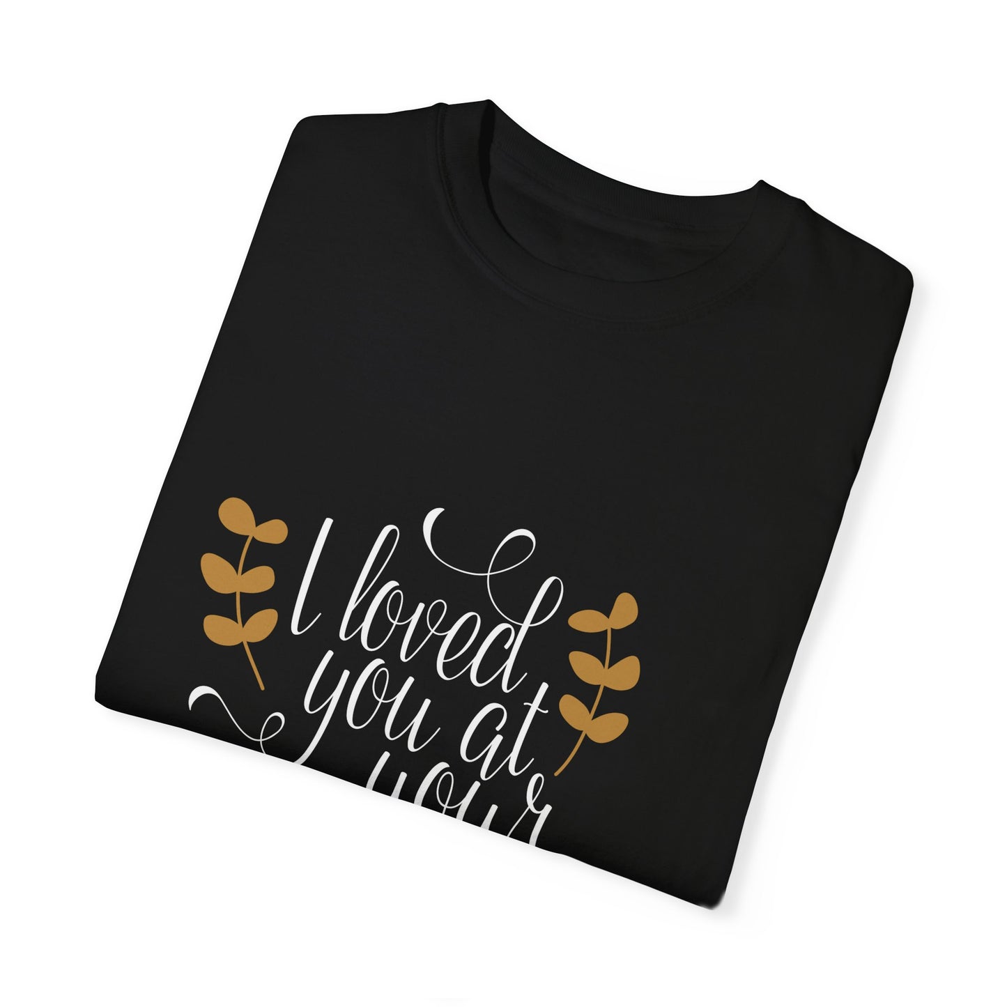 Inspirational Romans 5:8 Unisex Garment-Dyed T-Shirt