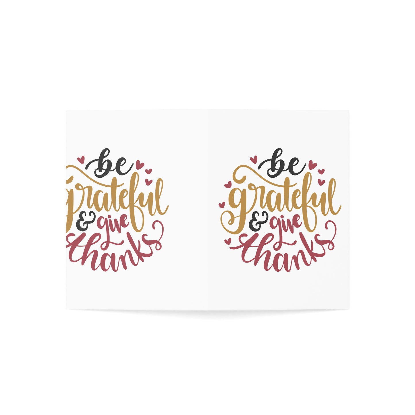 Grateful Thanks Greeting Cards - Set of 1, 10, 30, or 50 Pcs for Appreciation & Gifts