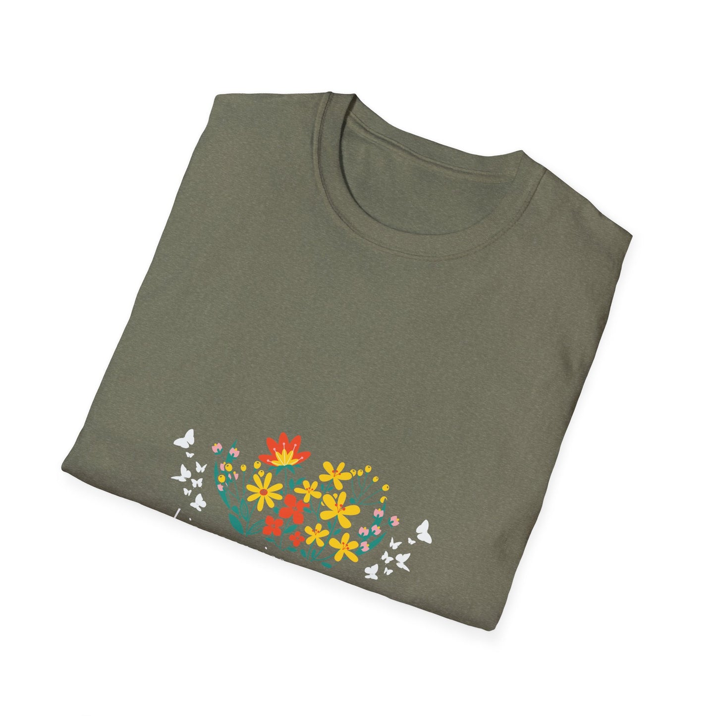 Inspirational Floral T-Shirt - 'His Mercies Are New Every Morning' - Christian Shirts and More