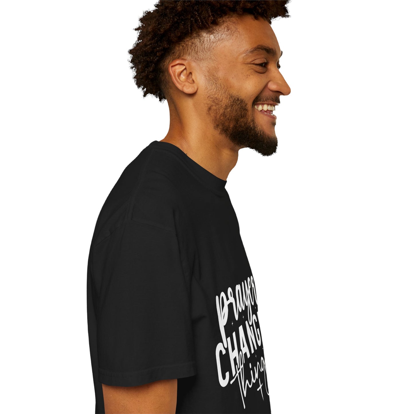 Prayer Changes Things T-Shirt | Unisex Garment-Dyed Tee for Inspiration & Faith - Christian Shirts and More