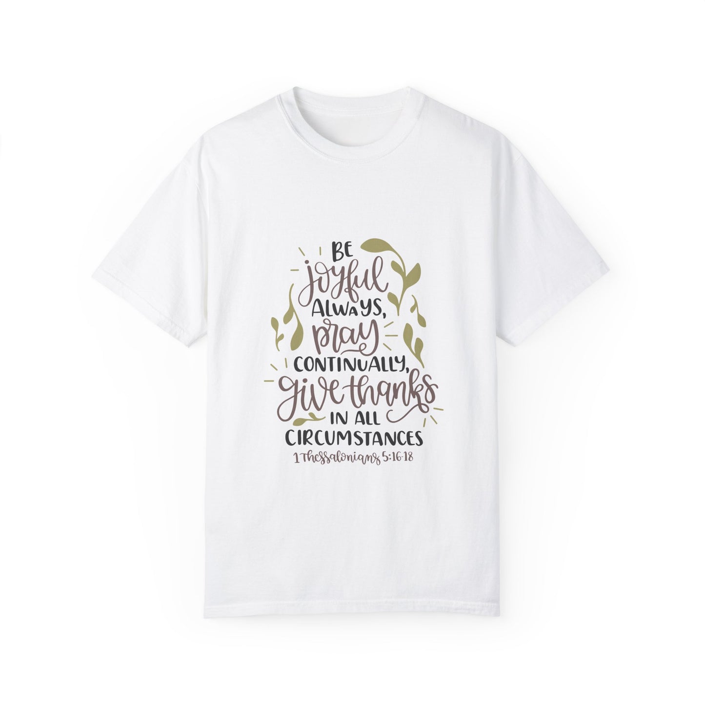 Inspirational Bible Verse T-Shirt - 'Be Joyful Always' Unisex Cotton Tee