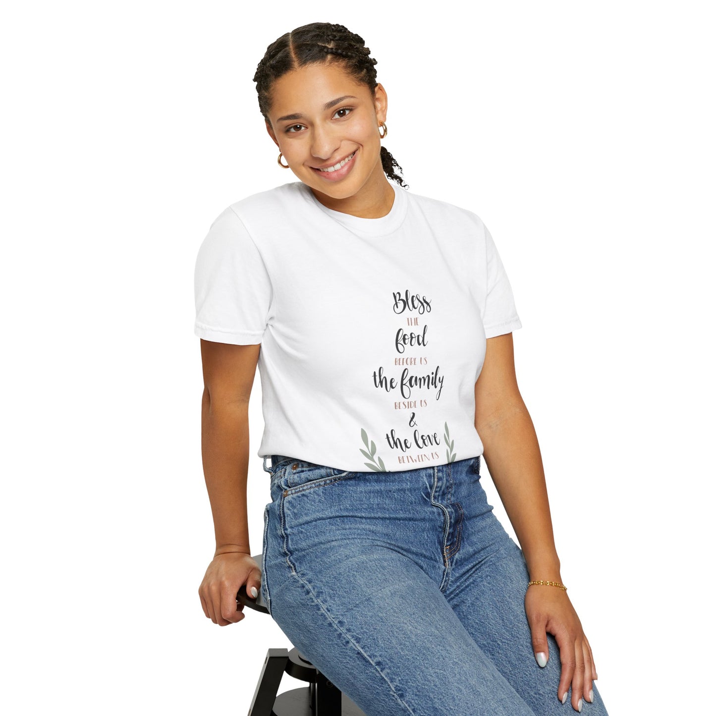 Family Blessings Unisex Garment-Dyed T-Shirt - Christian Shirts and More