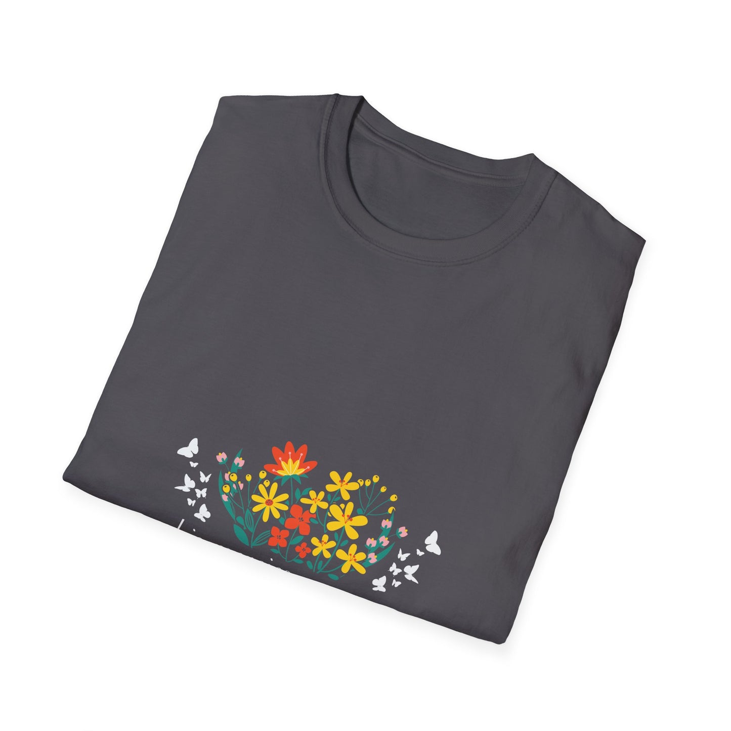 Inspirational Floral T-Shirt - 'His Mercies Are New Every Morning' - Christian Shirts and More