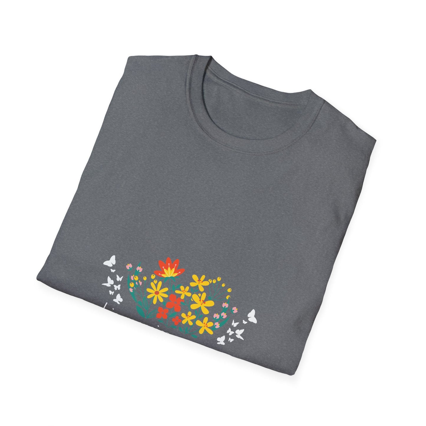 Inspirational Floral T-Shirt - 'His Mercies Are New Every Morning' - Christian Shirts and More