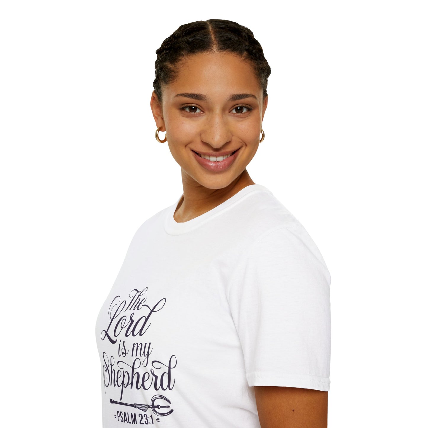 The Lord is My Shepherd Unisex Softstyle T-Shirt - Faith-Based Christian Apparel - Christian Shirts and More