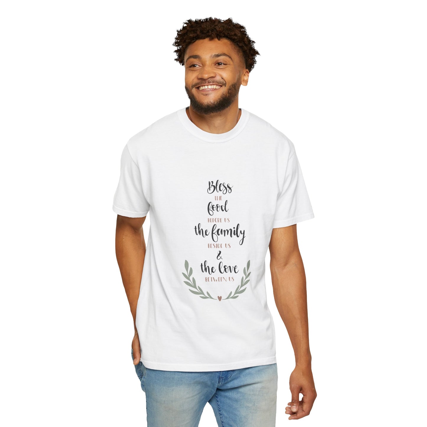 Family Blessings Unisex Garment-Dyed T-Shirt - Christian Shirts and More