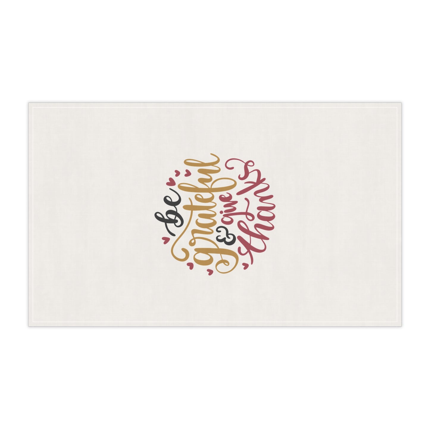 Grateful & Thankful Cotton Tea Towels - Perfect Gift for Home & Holidays