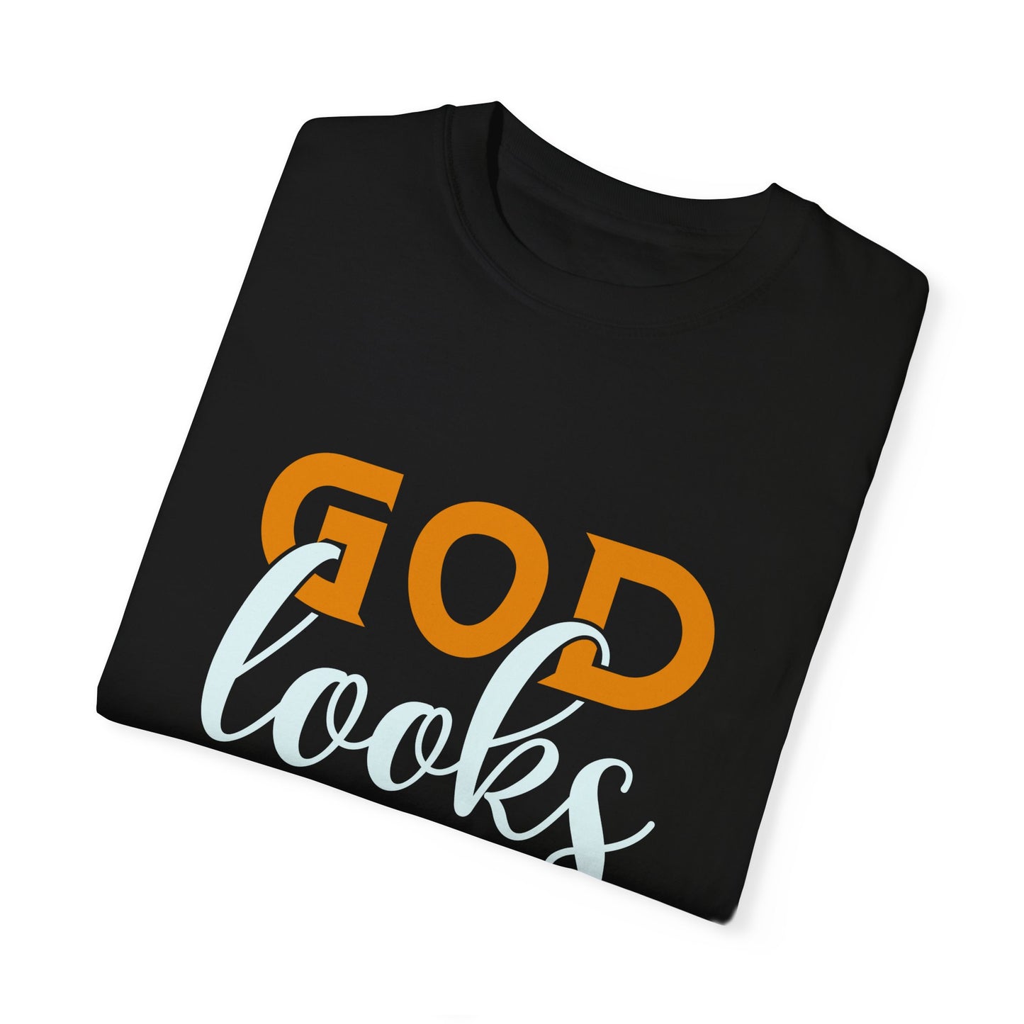 God Looks into the Heart T-Shirt - Unisex Garment-Dyed Tee for Faith and Inspiration - Christian Shirts and More