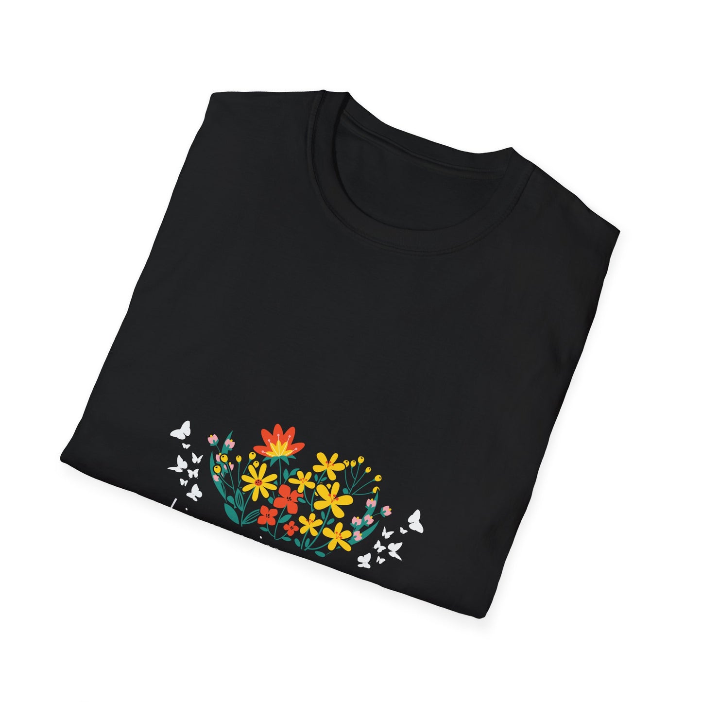 Inspirational Floral T-Shirt - 'His Mercies Are New Every Morning' - Christian Shirts and More