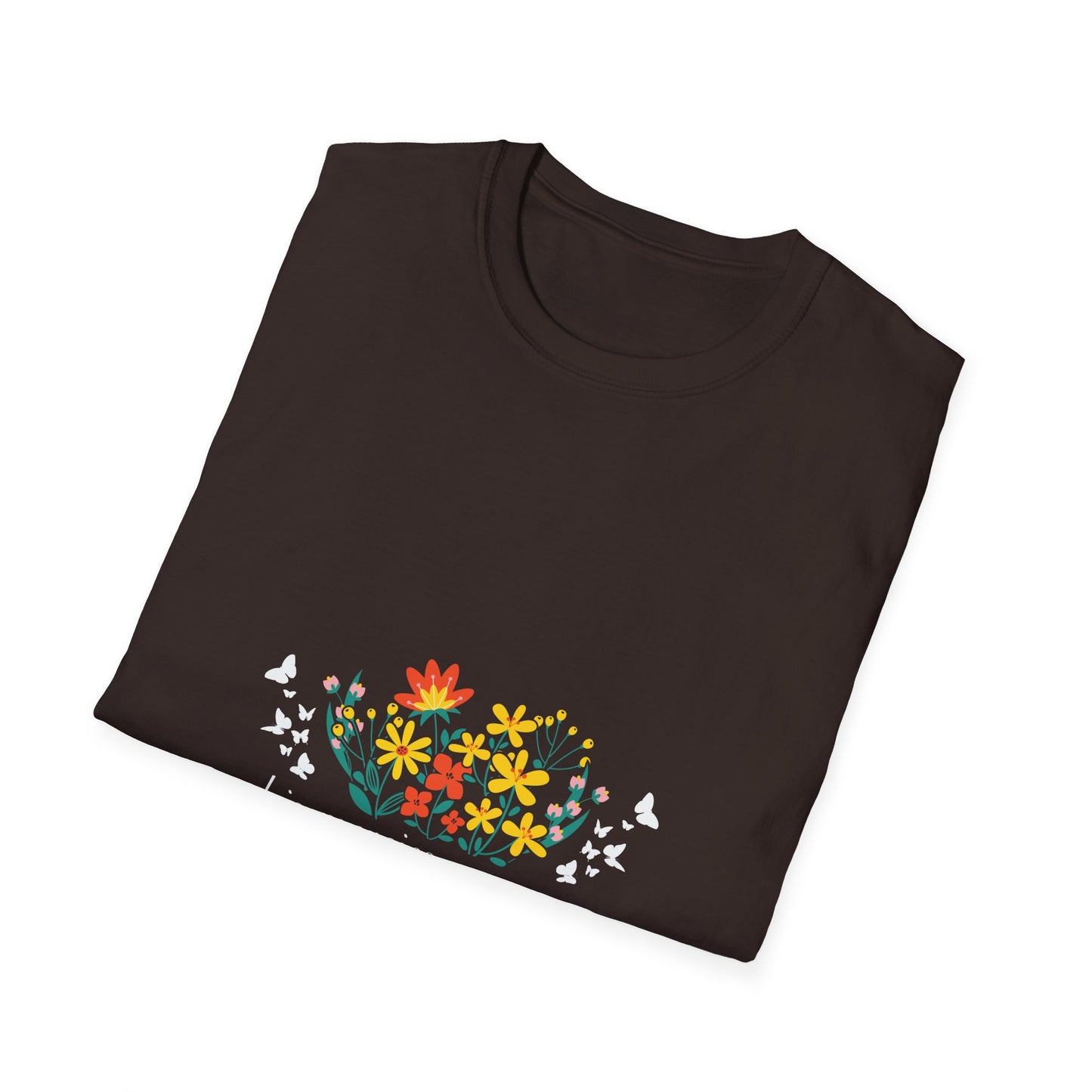Inspirational Floral T-Shirt - 'His Mercies Are New Every Morning' - Christian Shirts and More