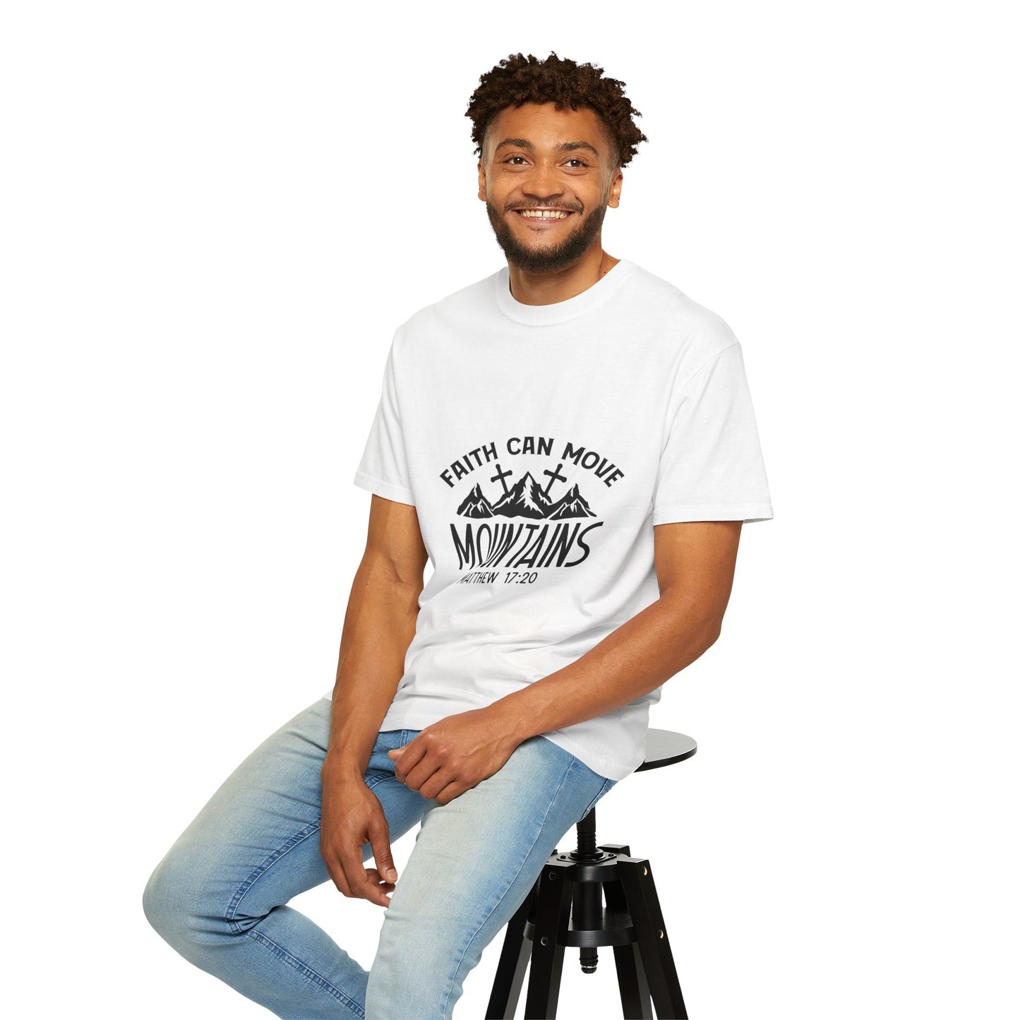 Faith Can Move Mountains Unisex T-Shirt - Inspirational Christian Tee