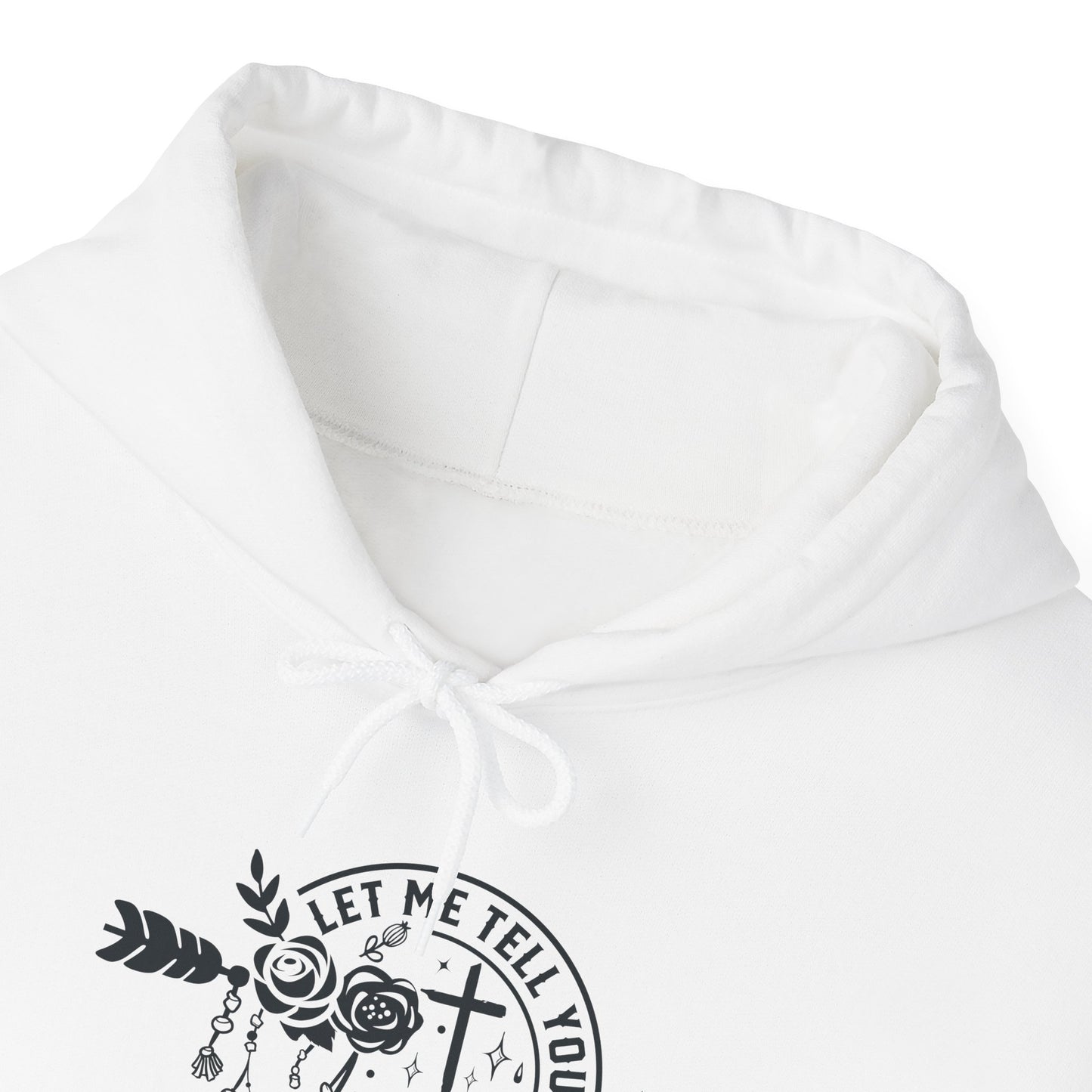Let Me Tell You About My Jesus Hoodie - Unisex Heavy Blend™ Sweatshirt - Christian Shirts and More