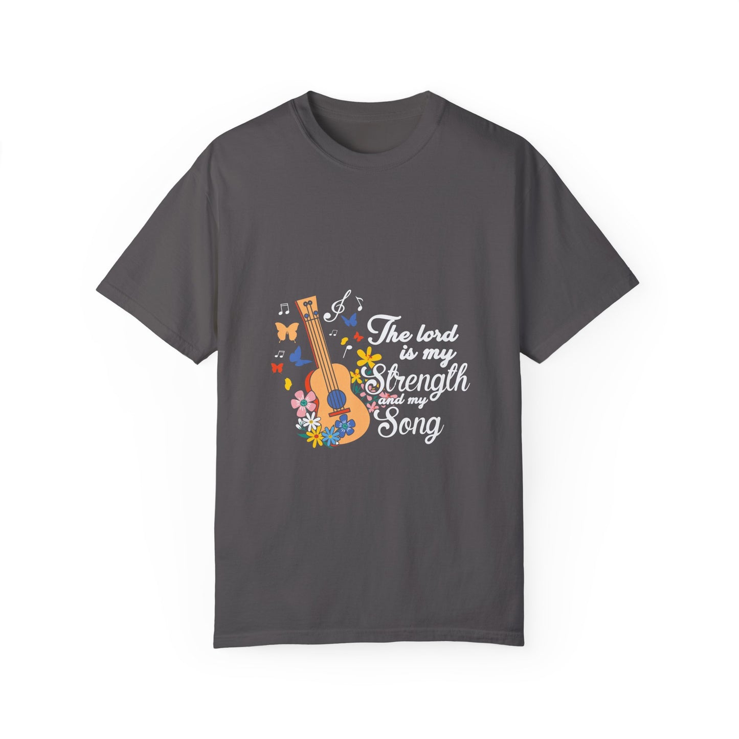 Inspirational Unisex T-Shirt - "The Lord is my Strength and my Song" - Christian Shirts and More