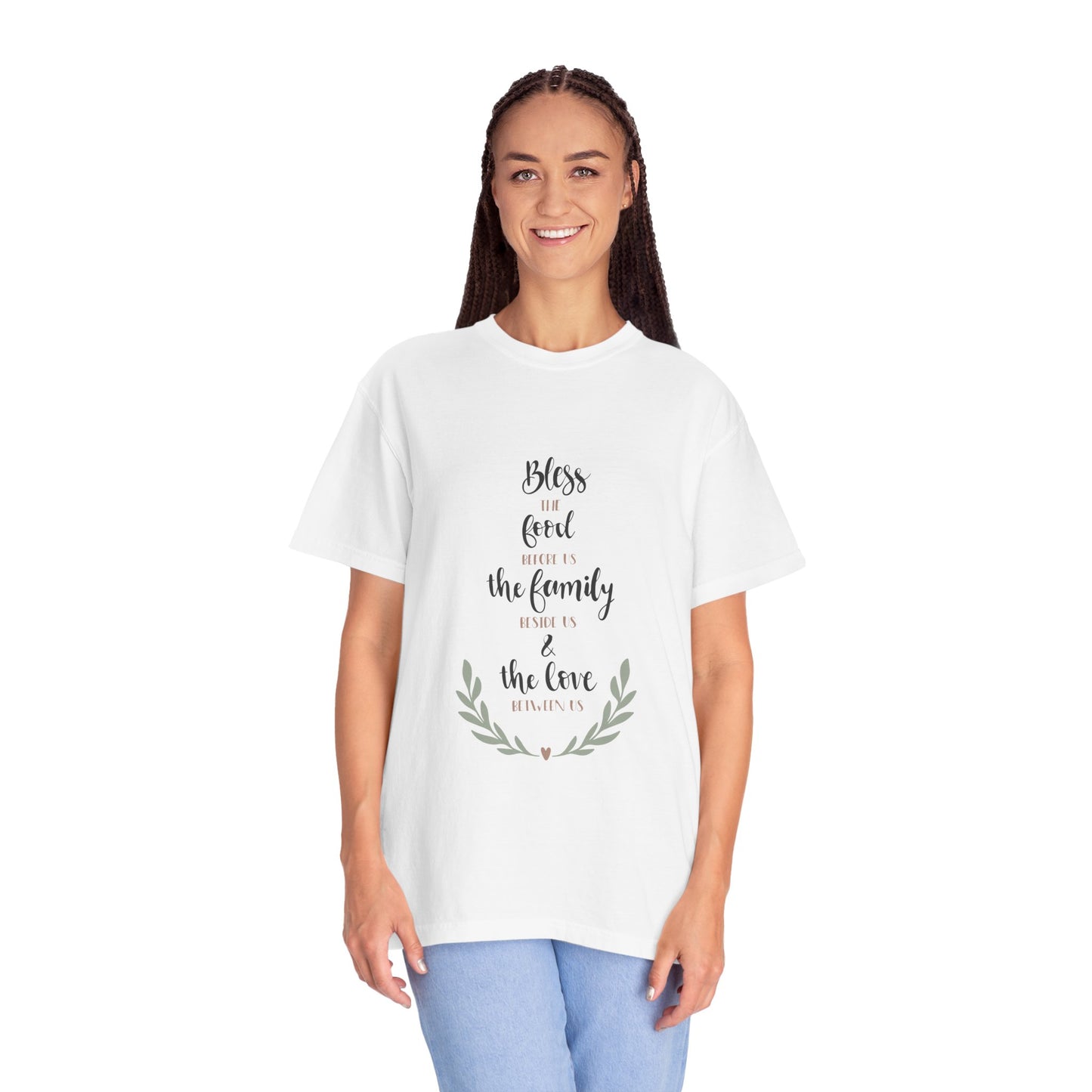 Family Blessings Unisex Garment-Dyed T-Shirt - Christian Shirts and More