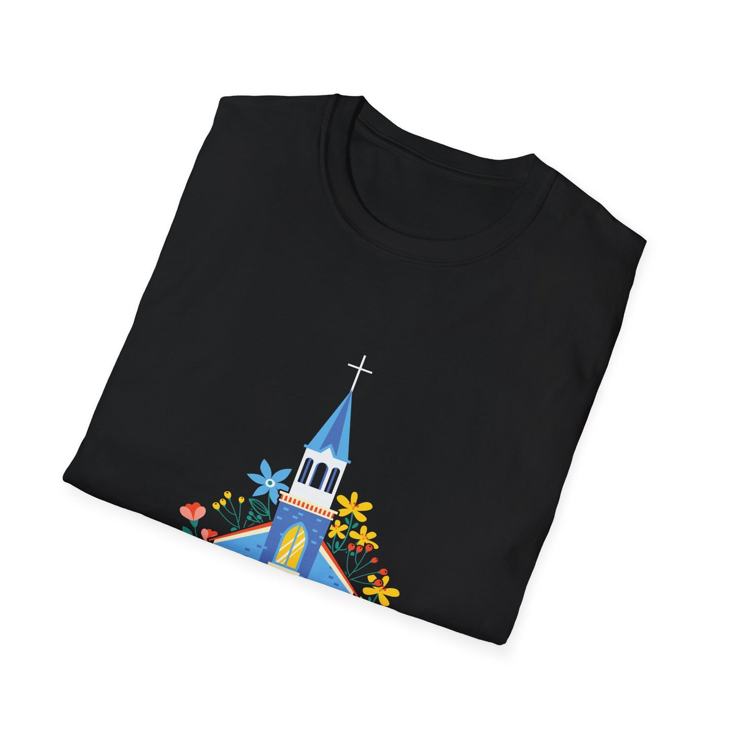 Consider The Wildflowers Unisex Softstyle T-Shirt - Nature-Inspired Apparel for Garden Lovers - Christian Shirts and More