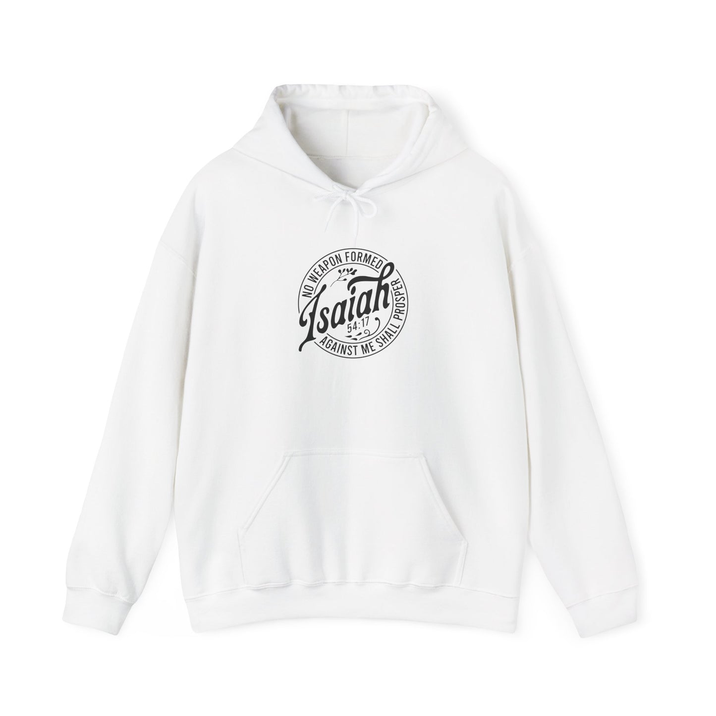 Isaiah Script Unisex Heavy Blend Hoodie - Inspirational Sweatshirt for Comfort and Faith - Christian Shirts and More