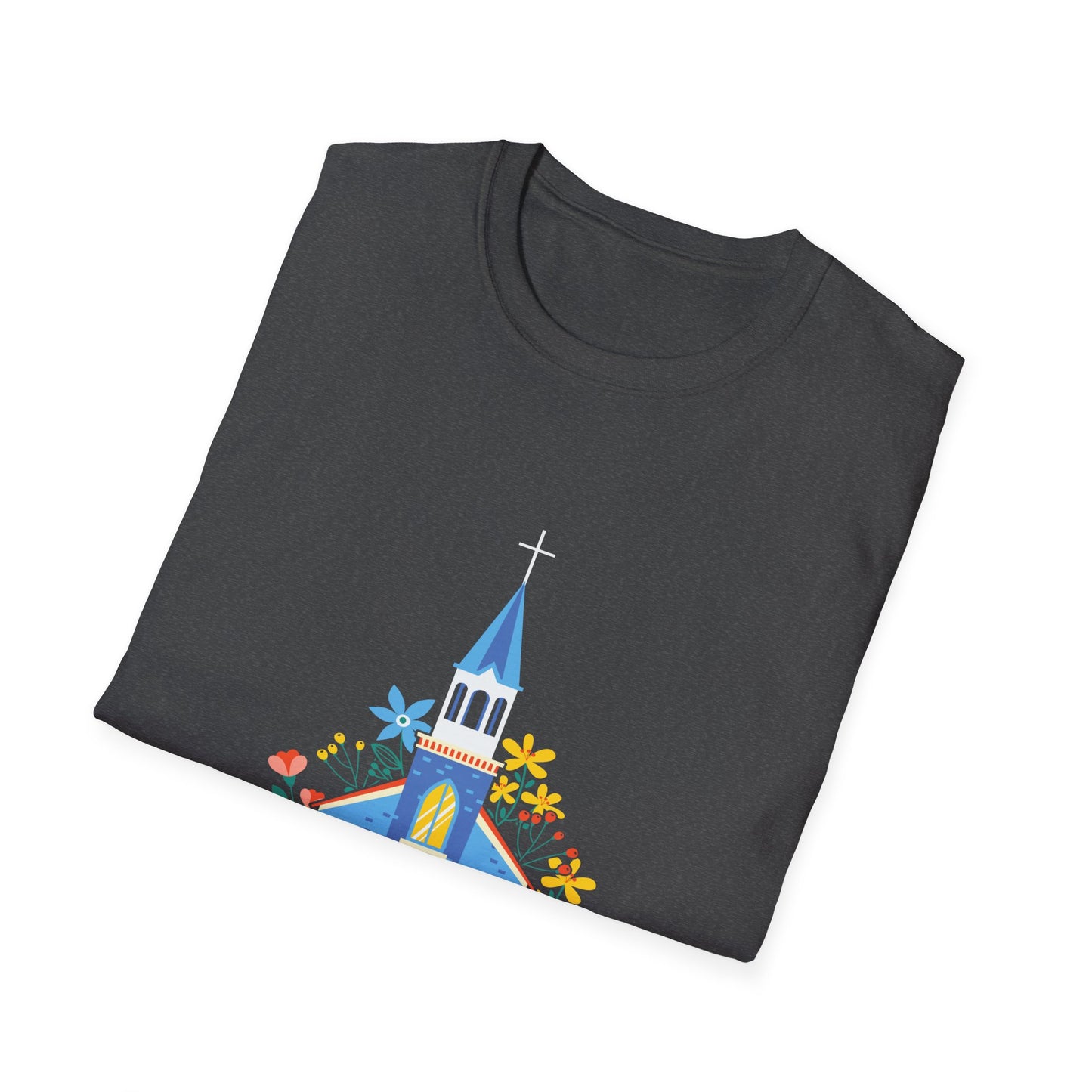 Consider The Wildflowers Unisex Softstyle T-Shirt - Nature-Inspired Apparel for Garden Lovers - Christian Shirts and More