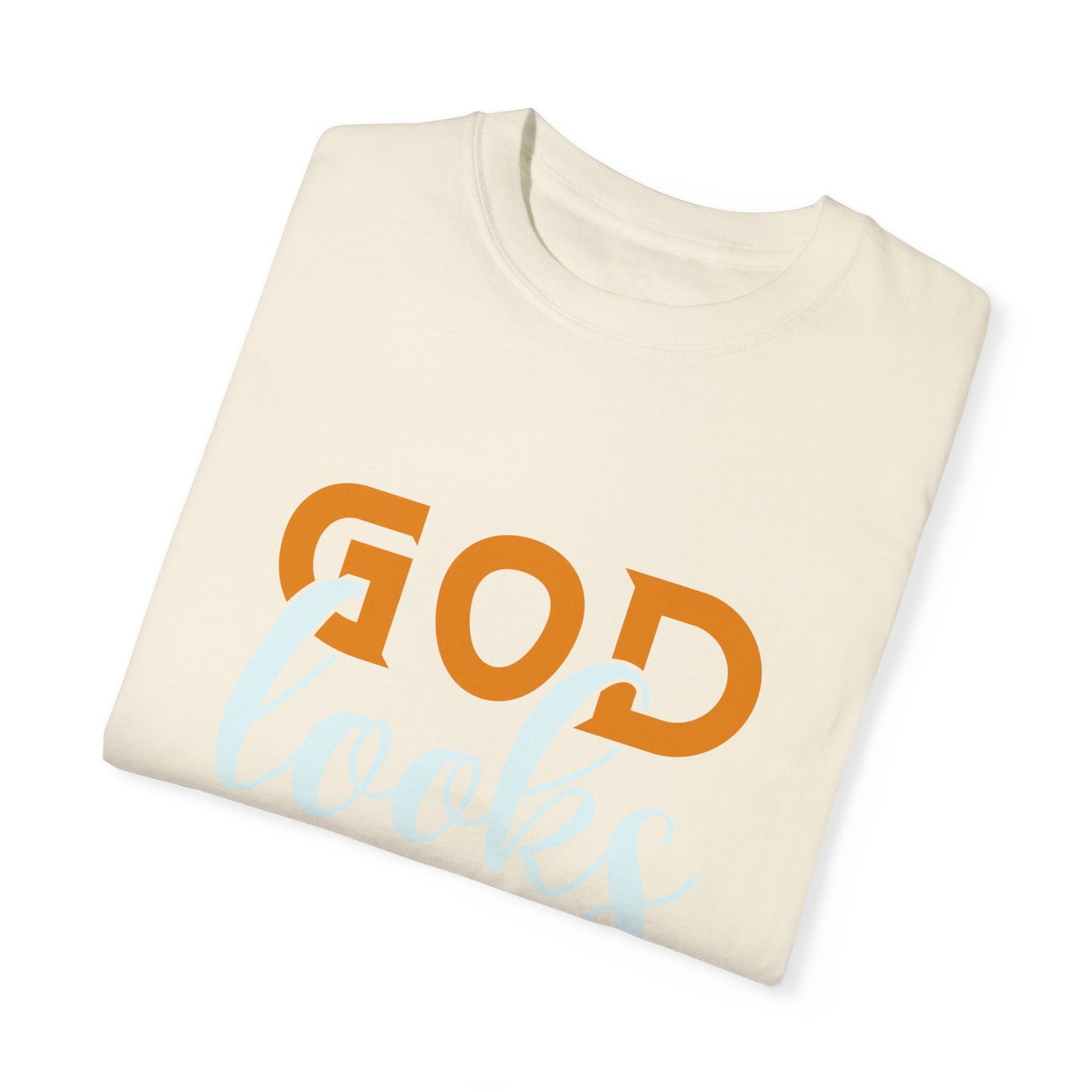 God Looks into the Heart T-Shirt - Unisex Garment-Dyed Tee for Faith and Inspiration - Christian Shirts and More