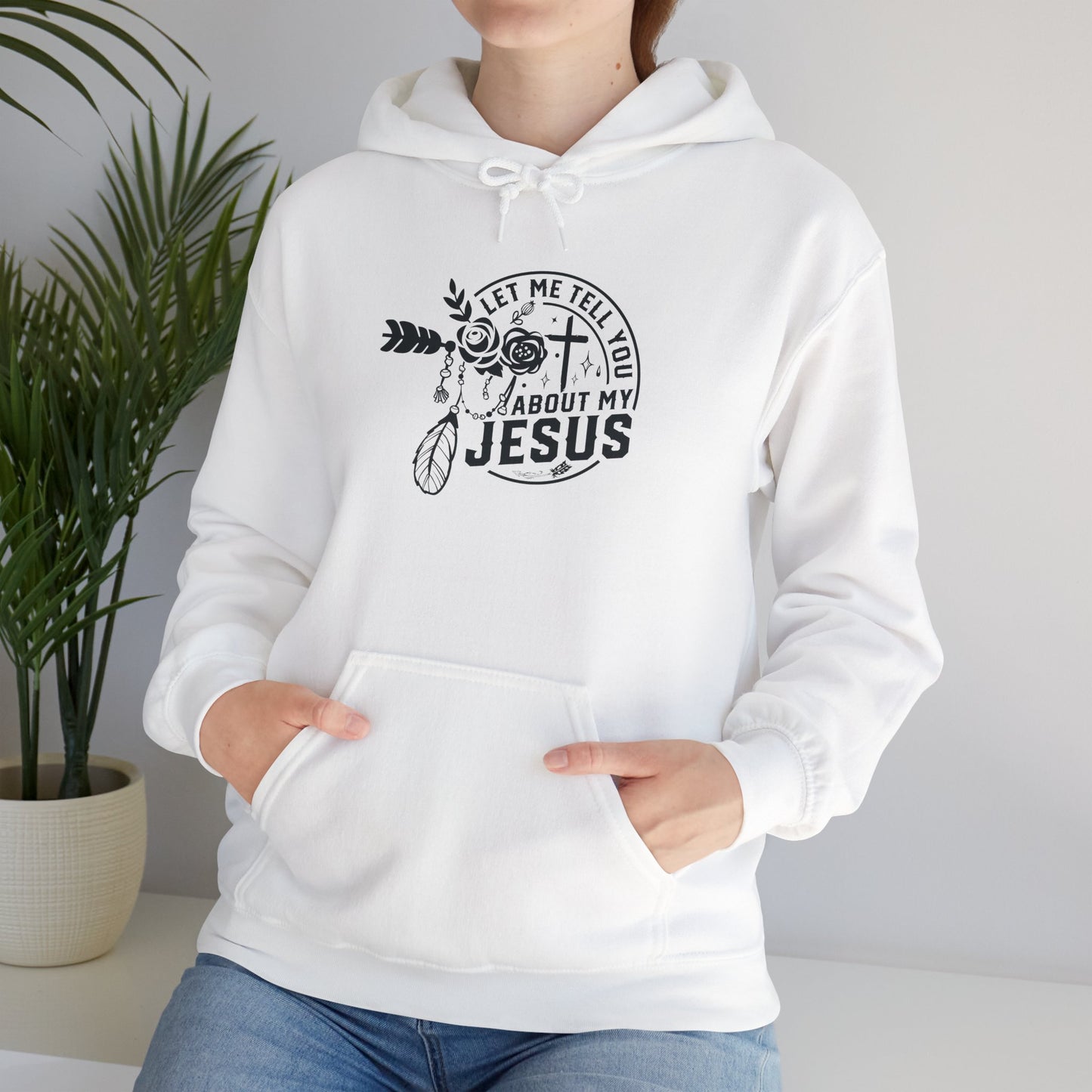 Let Me Tell You About My Jesus Hoodie - Unisex Heavy Blend™ Sweatshirt - Christian Shirts and More