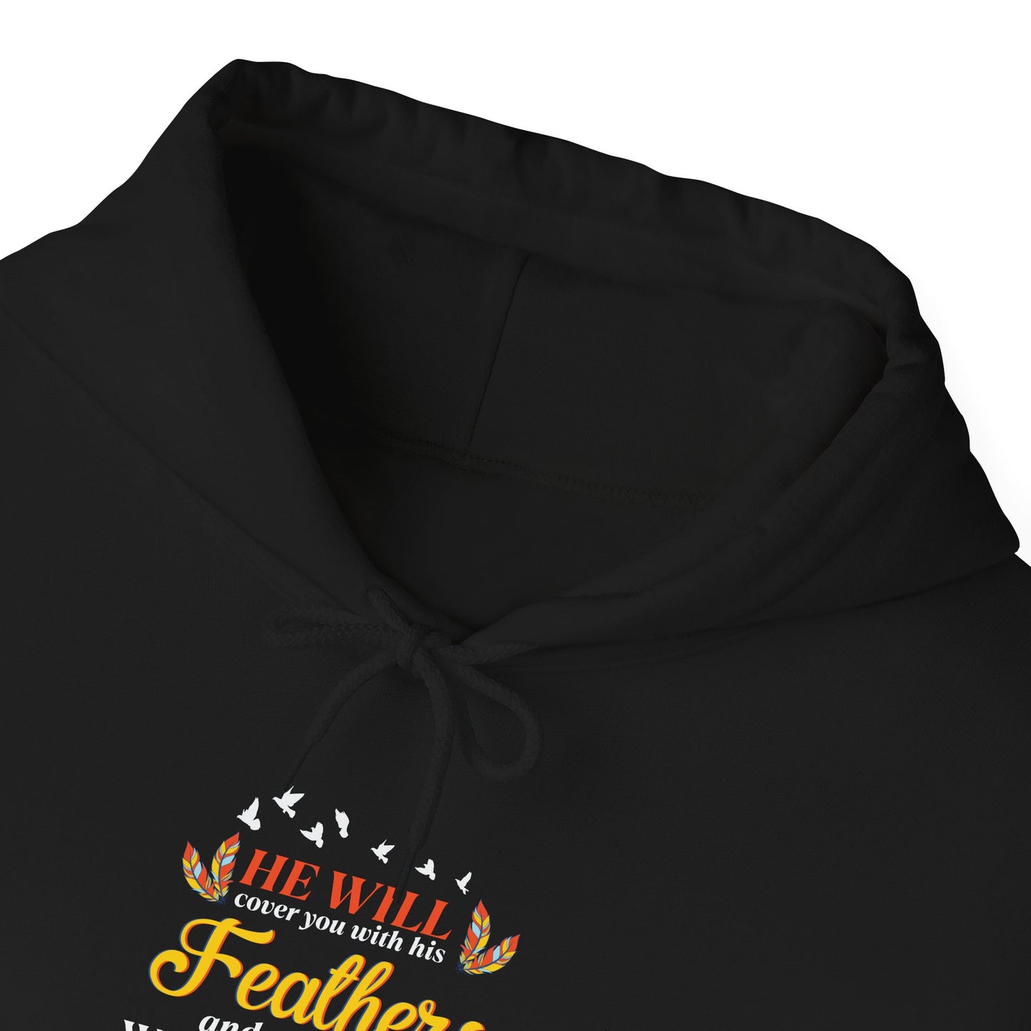Feathers & Wings Unisex Heavy Blend™ Hooded Sweatshirt - Cozy Statement Piece for Nature Lovers