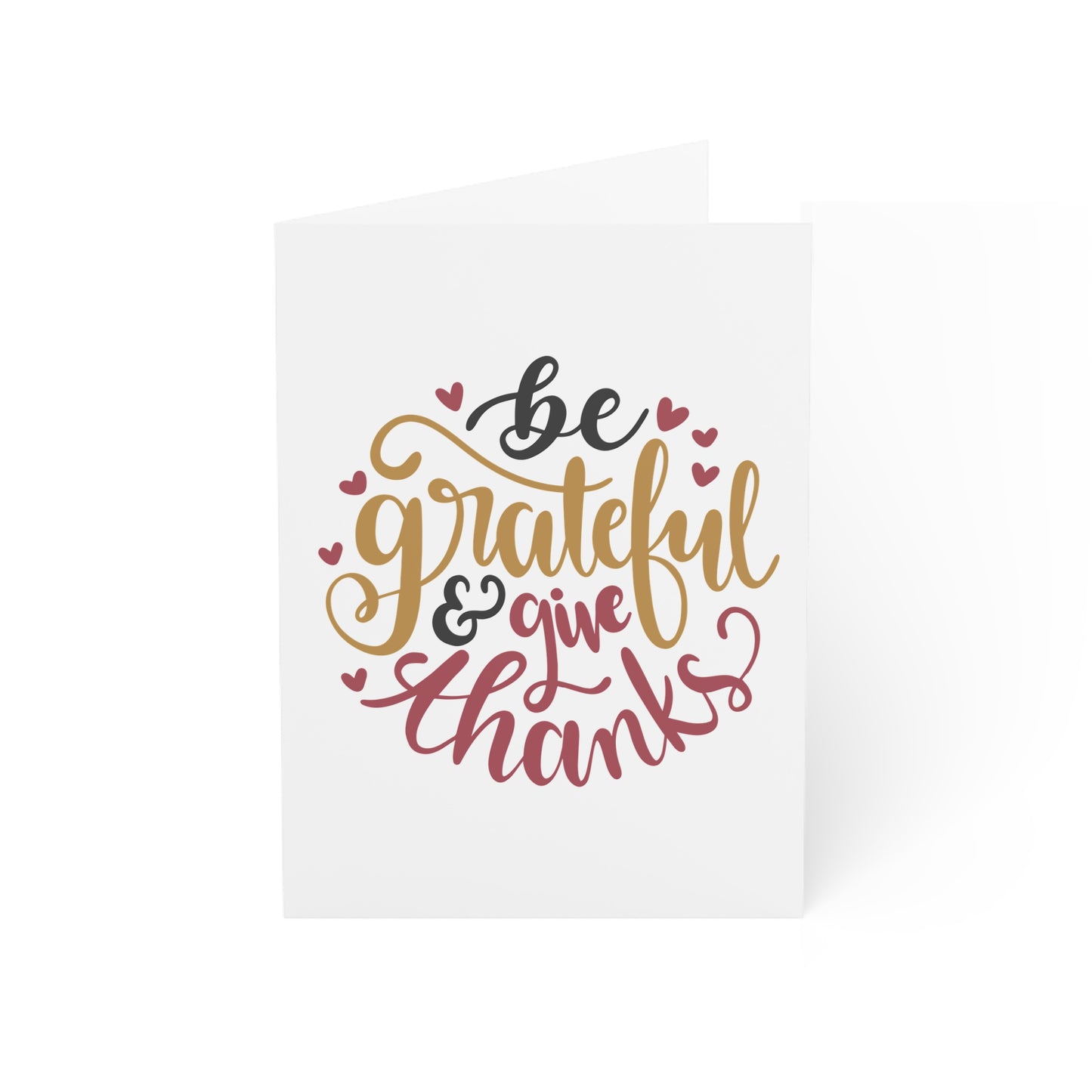 Grateful Thanks Greeting Cards - Set of 1, 10, 30, or 50 Pcs for Appreciation & Gifts