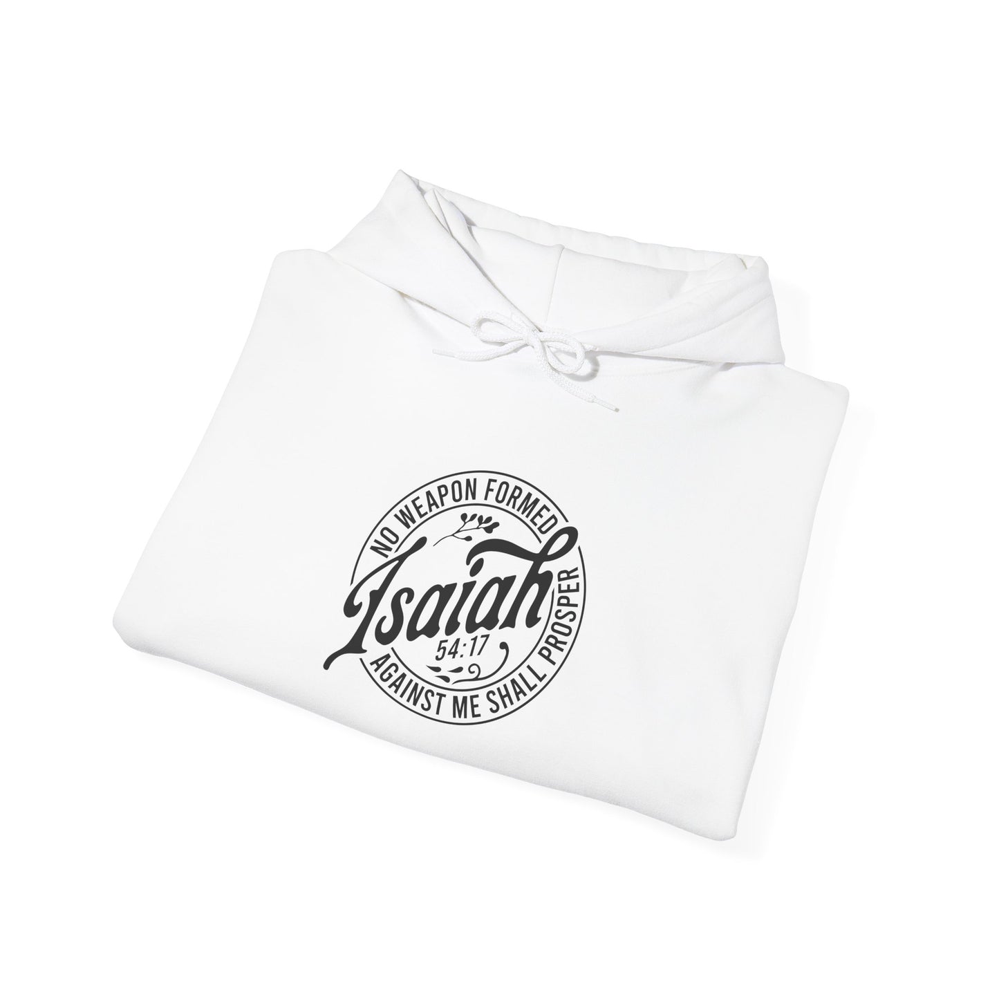 Isaiah Script Unisex Heavy Blend Hoodie - Inspirational Sweatshirt for Comfort and Faith - Christian Shirts and More