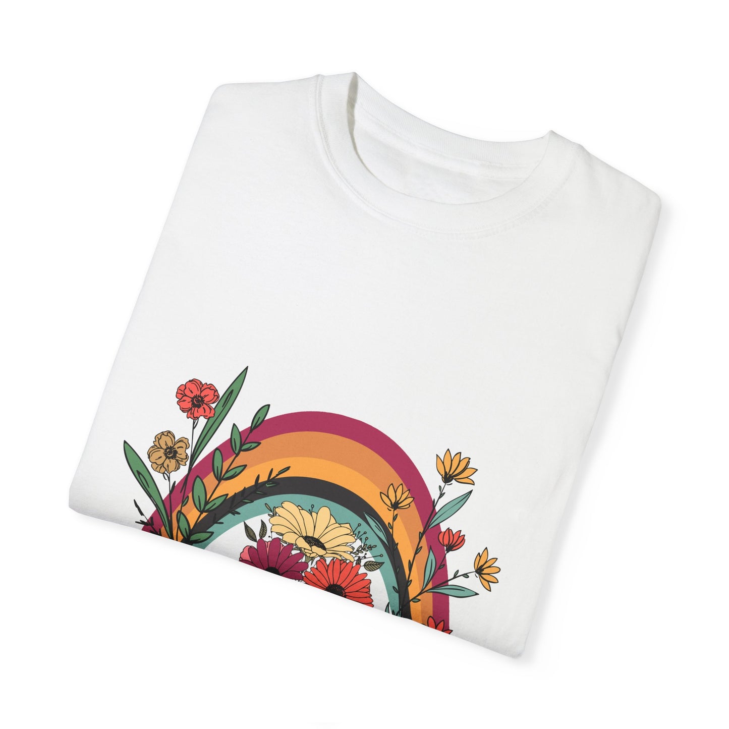 Inspirational Unisex Garment-Dyed T-shirt - Jesus The Way, The Truth, The Life - Christian Shirts and More