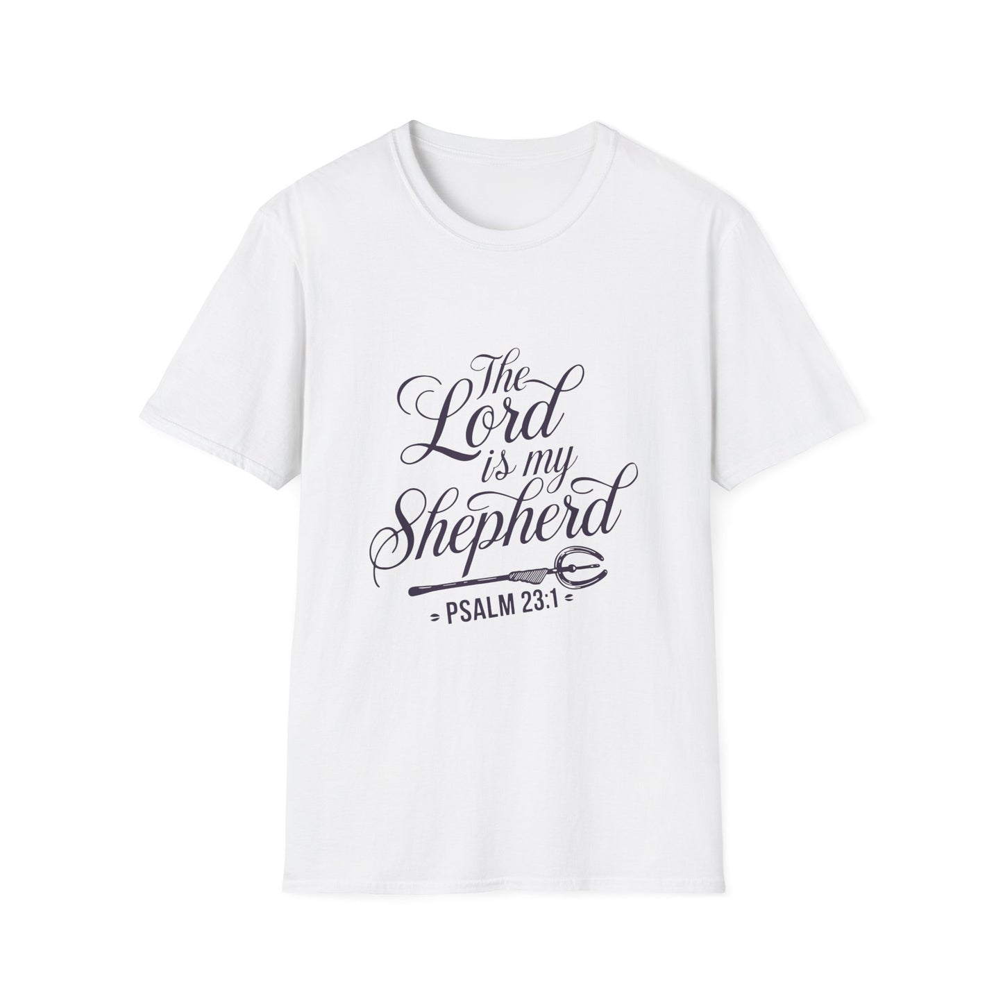 The Lord is My Shepherd Unisex Softstyle T-Shirt - Faith-Based Christian Apparel - Christian Shirts and More