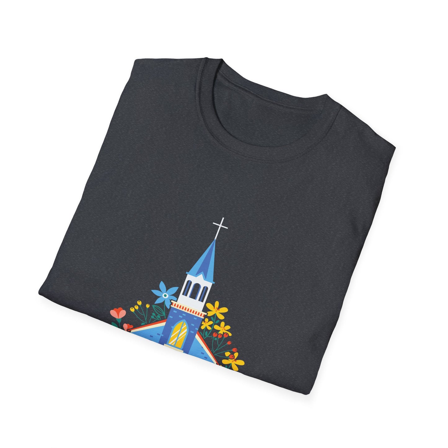 Consider The Wildflowers Unisex Softstyle T-Shirt - Nature-Inspired Apparel for Garden Lovers - Christian Shirts and More