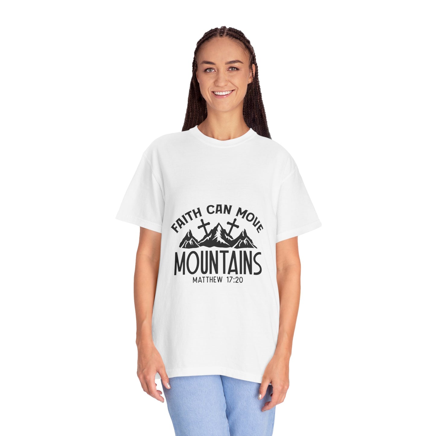 Faith Can Move Mountains Unisex T-Shirt - Inspirational Christian Tee