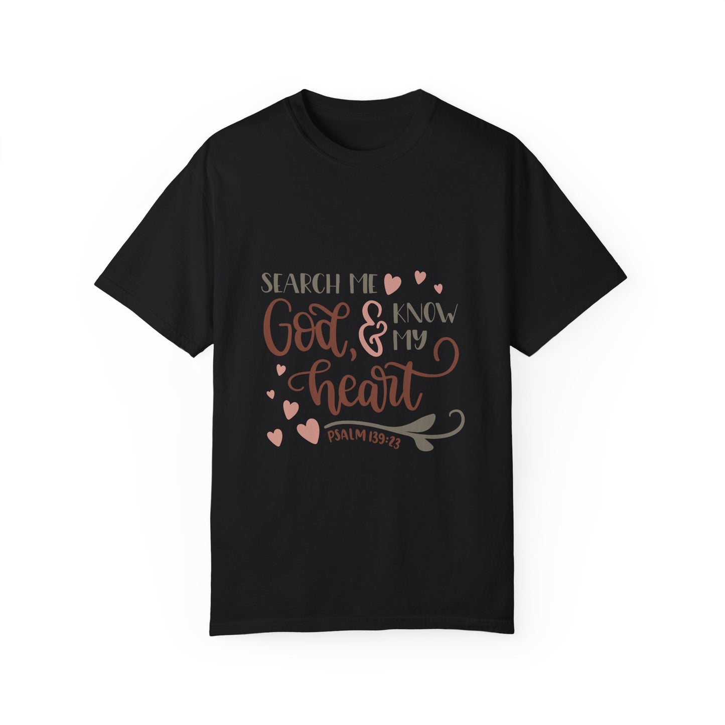 God Knows My Heart T-Shirt | Unisex Garment-Dyed Tee for Faith & Inspiration