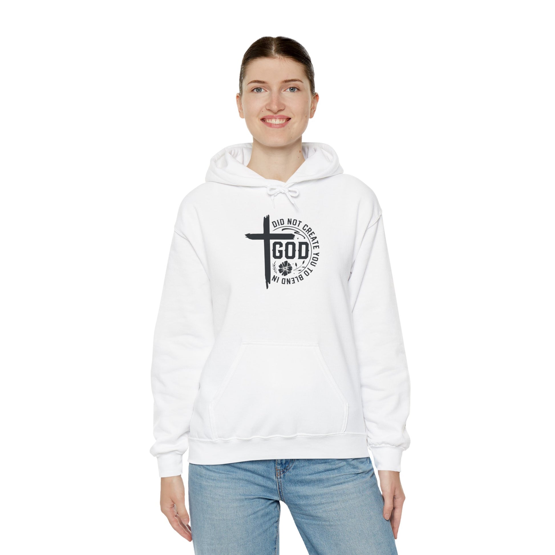 Courageous Faith Unisex Hoodie with Inspirational Design - Christian Shirts and More