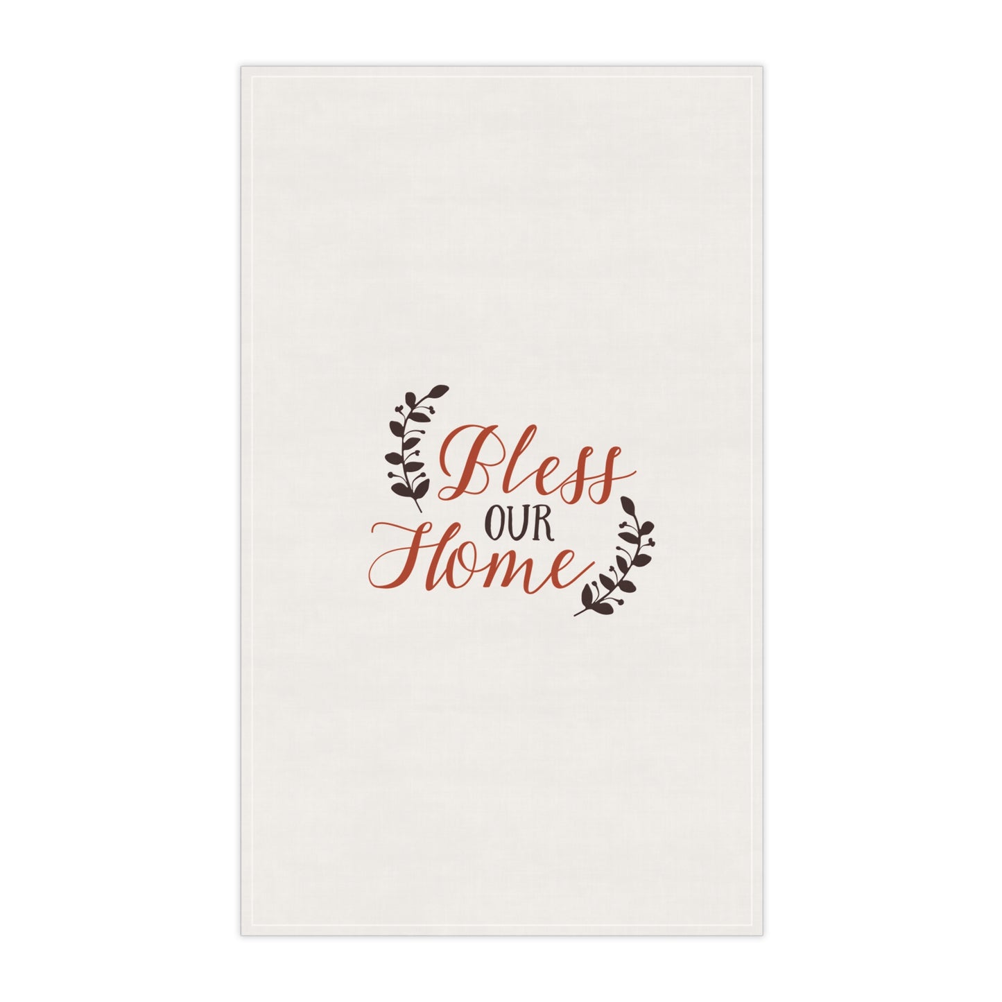Bless Our Home Cotton Tea Towels - Rustic Kitchen Decor
