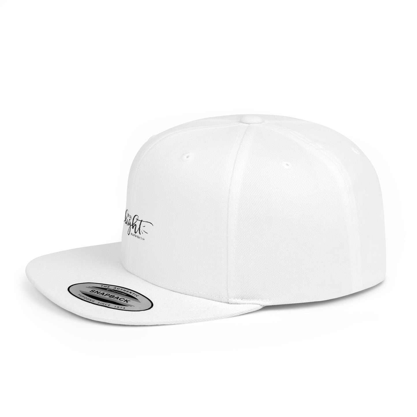 Custom Inspirational Light Flat Bill Snapback Hat