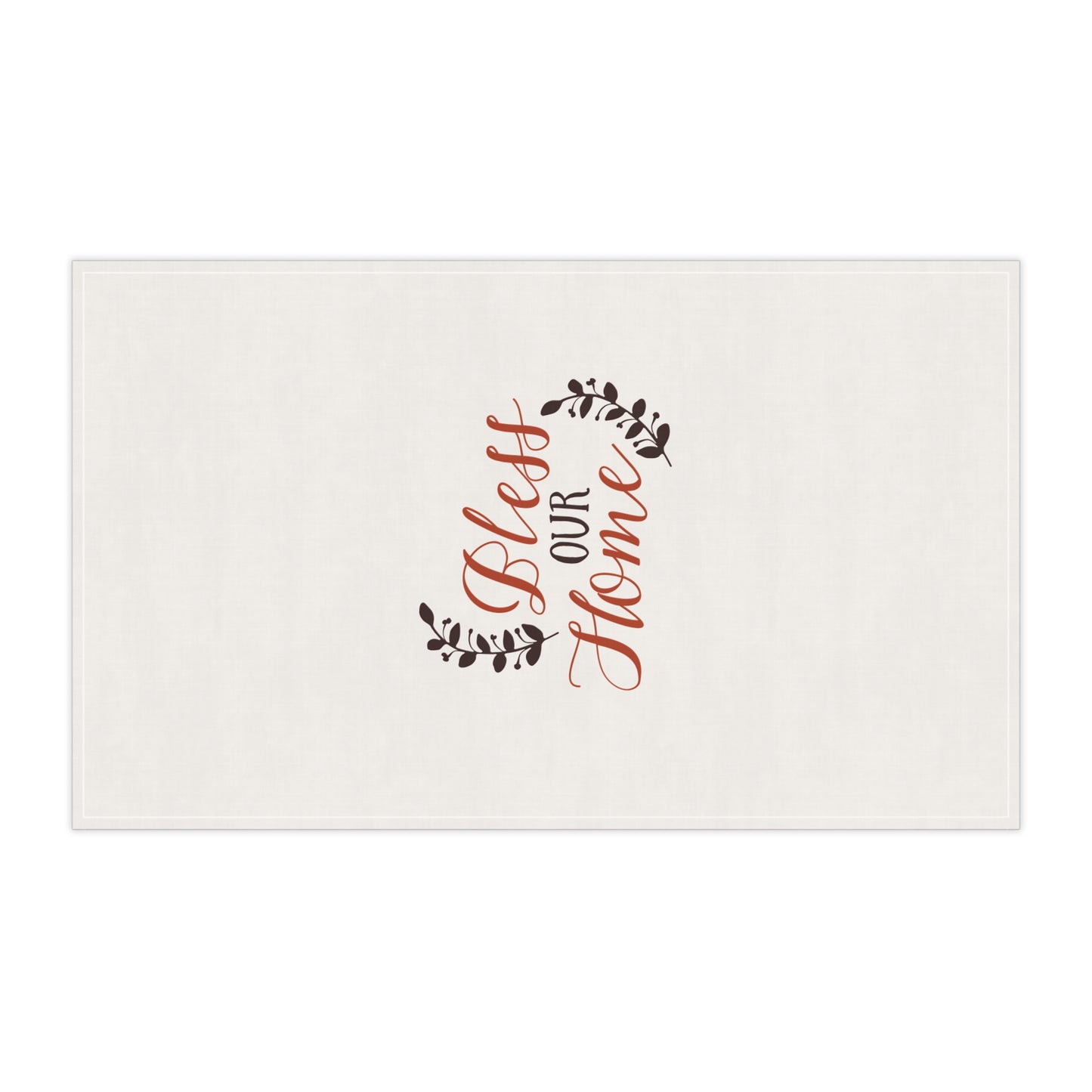 Bless Our Home Cotton Tea Towels - Rustic Kitchen Decor