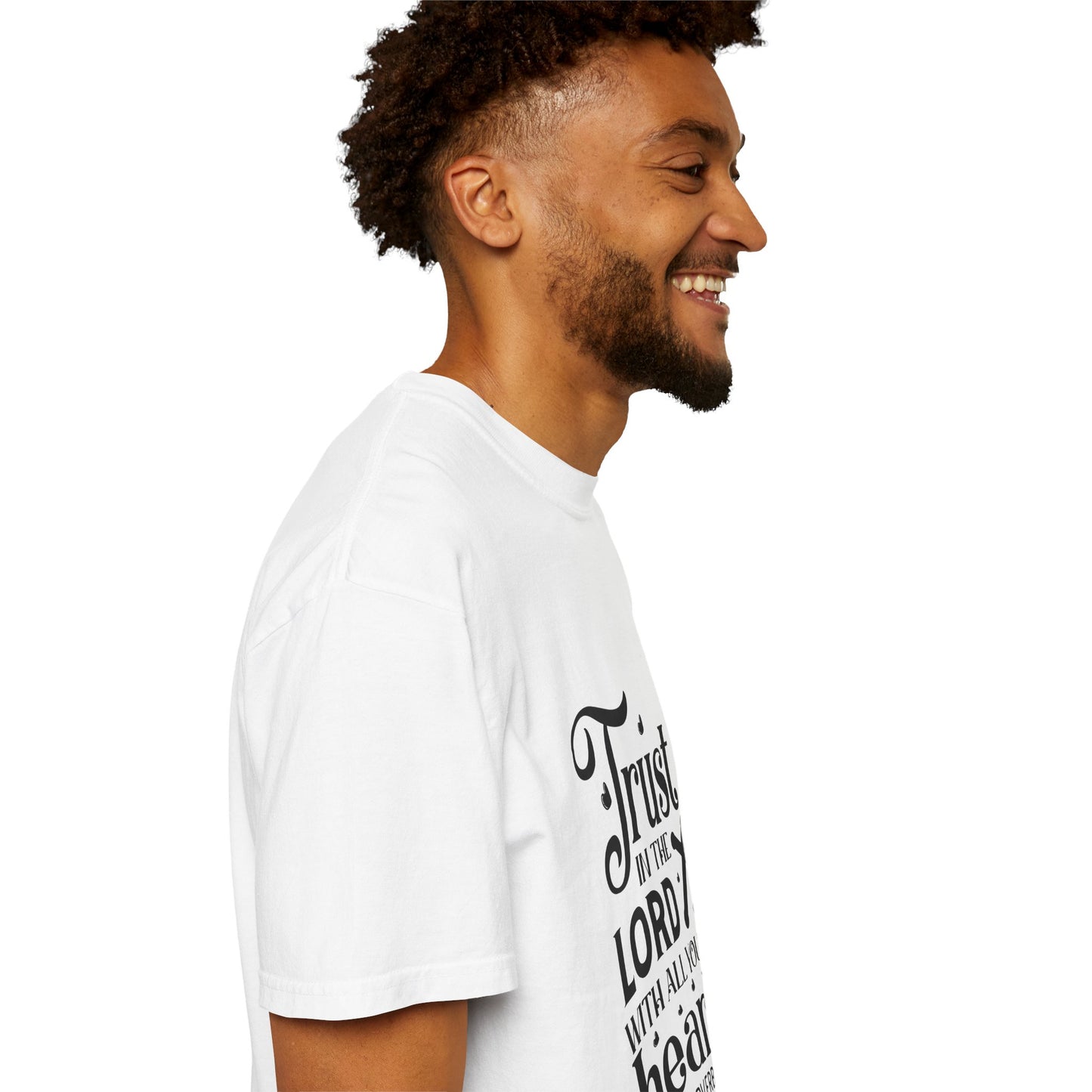 Inspirational Unisex Garment-Dyed T-shirt - 'Trust in the Lord' Proverbs 3:5