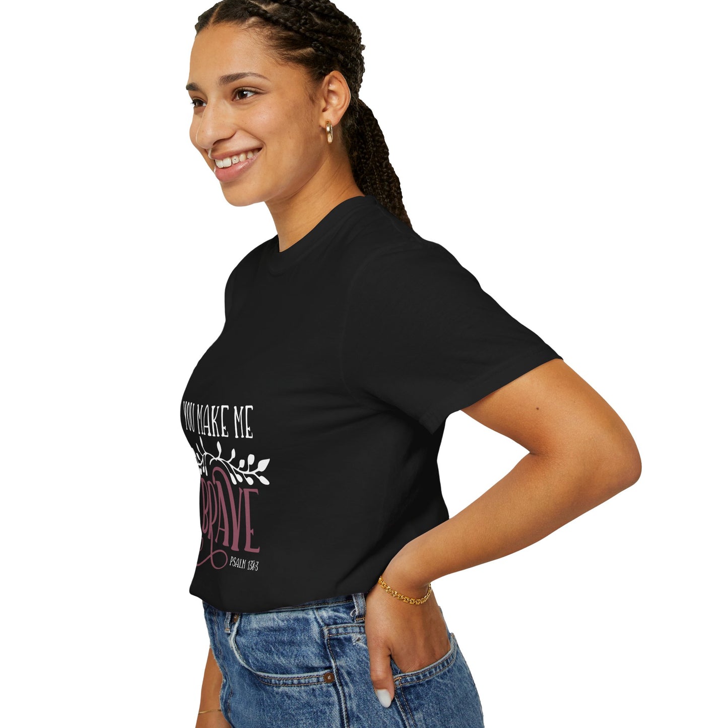Brave Faith Unisex Garment-Dyed T-Shirt