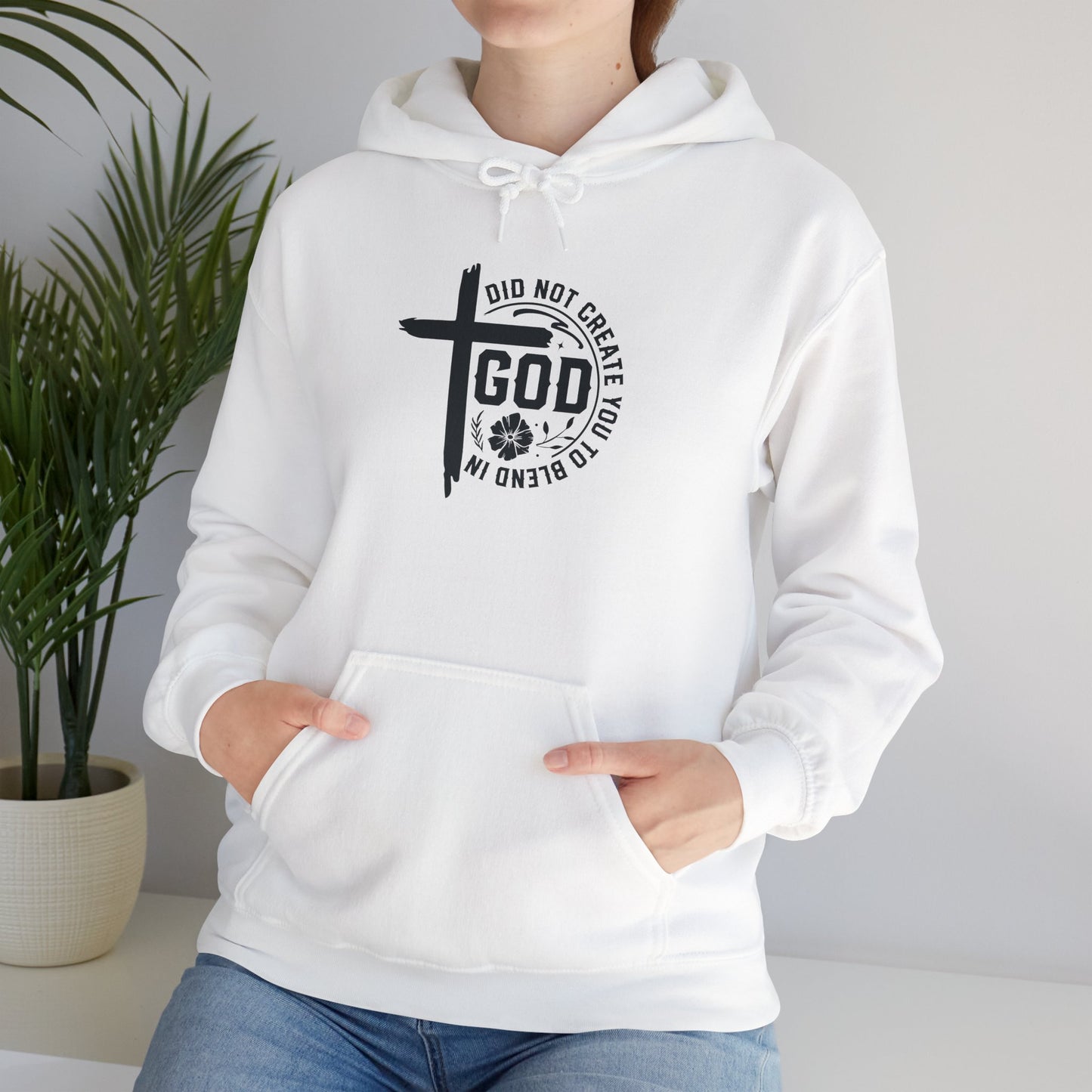 Courageous Faith Unisex Hoodie with Inspirational Design - Christian Shirts and More