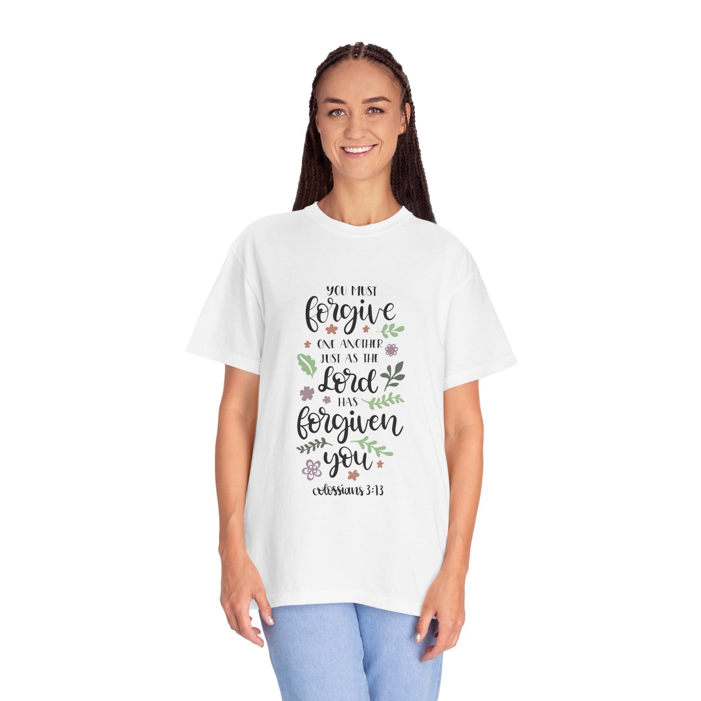 Unisex Forgiveness Quote T-Shirt - Inspirational Christian Apparel