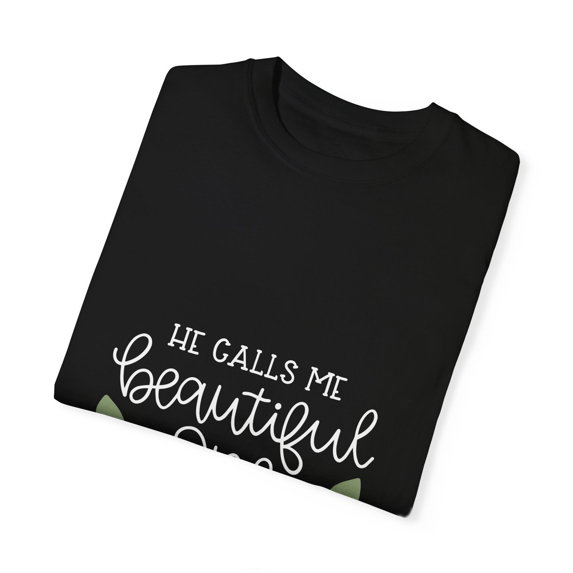 Beautiful One Unisex Garment-Dyed T-Shirt - Song of Solomon 2:10 - Christian Shirts and More