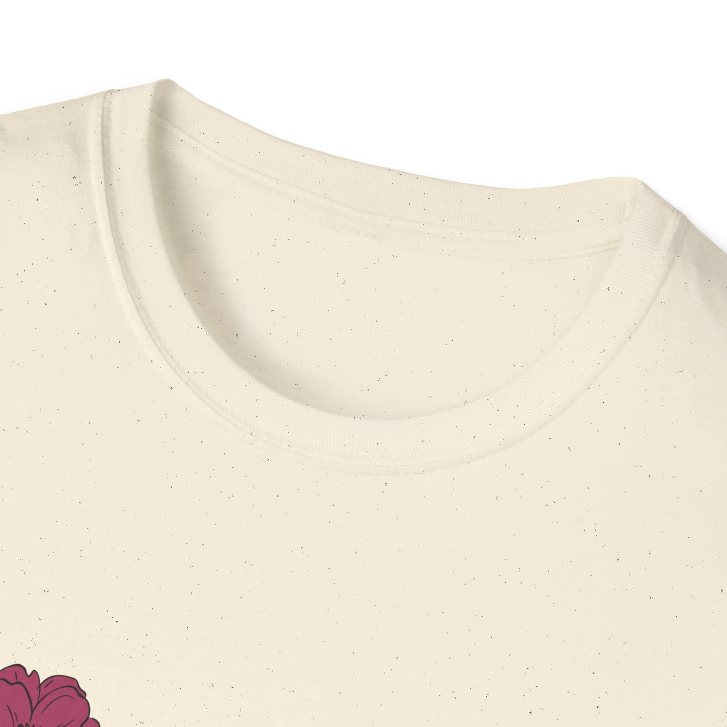 Grow in Grace Unisex Softstyle T-Shirt - Inspirational Floral Design - Christian Shirts and More