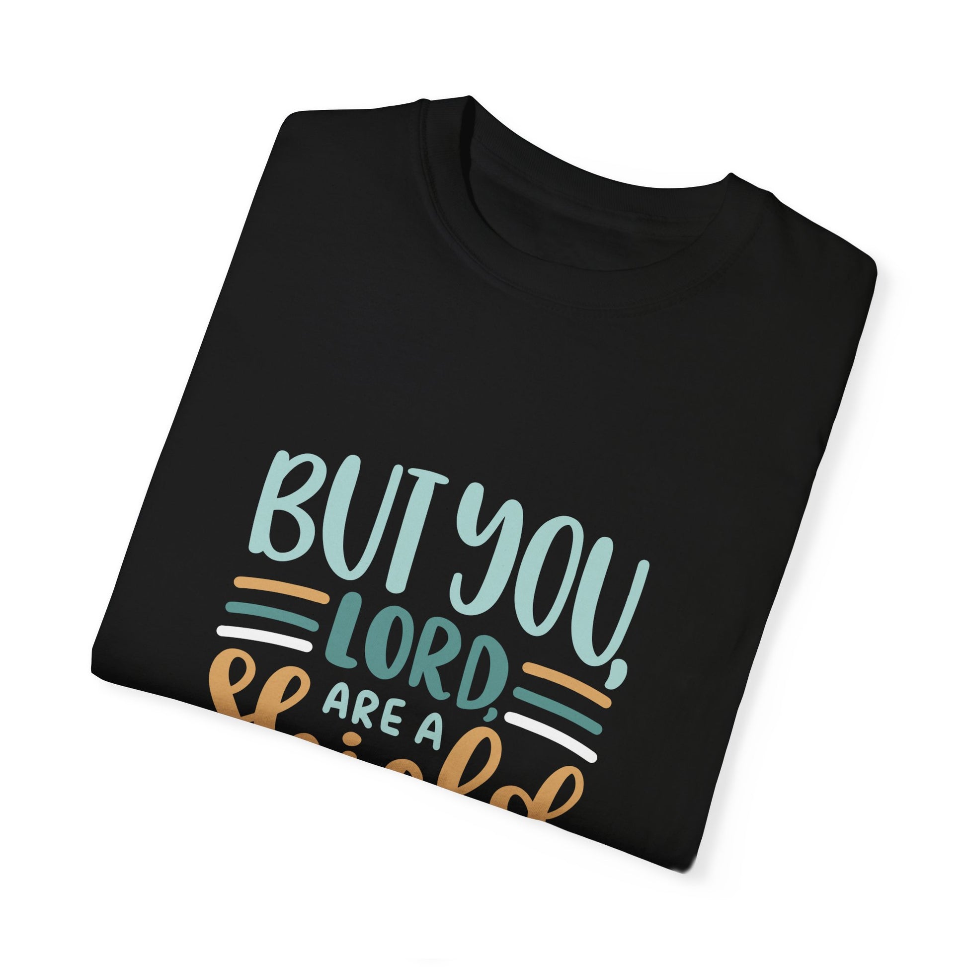 Inspirational Shield T-Shirt - Psalm 33 Design - Christian Shirts and More