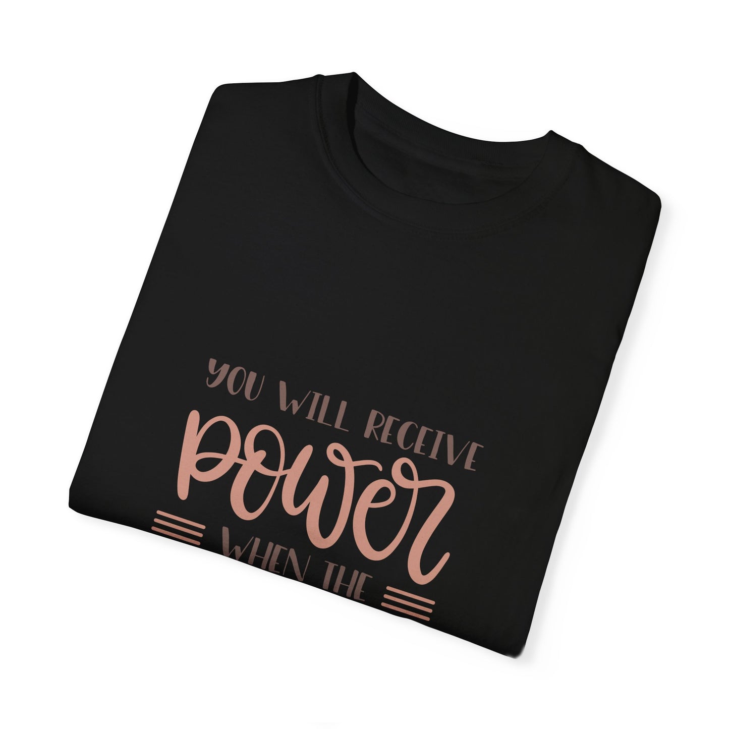 Inspirational Unisex T-Shirt - 'You Will Receive Power' - Acts 1:8 - Faith-Based Apparel