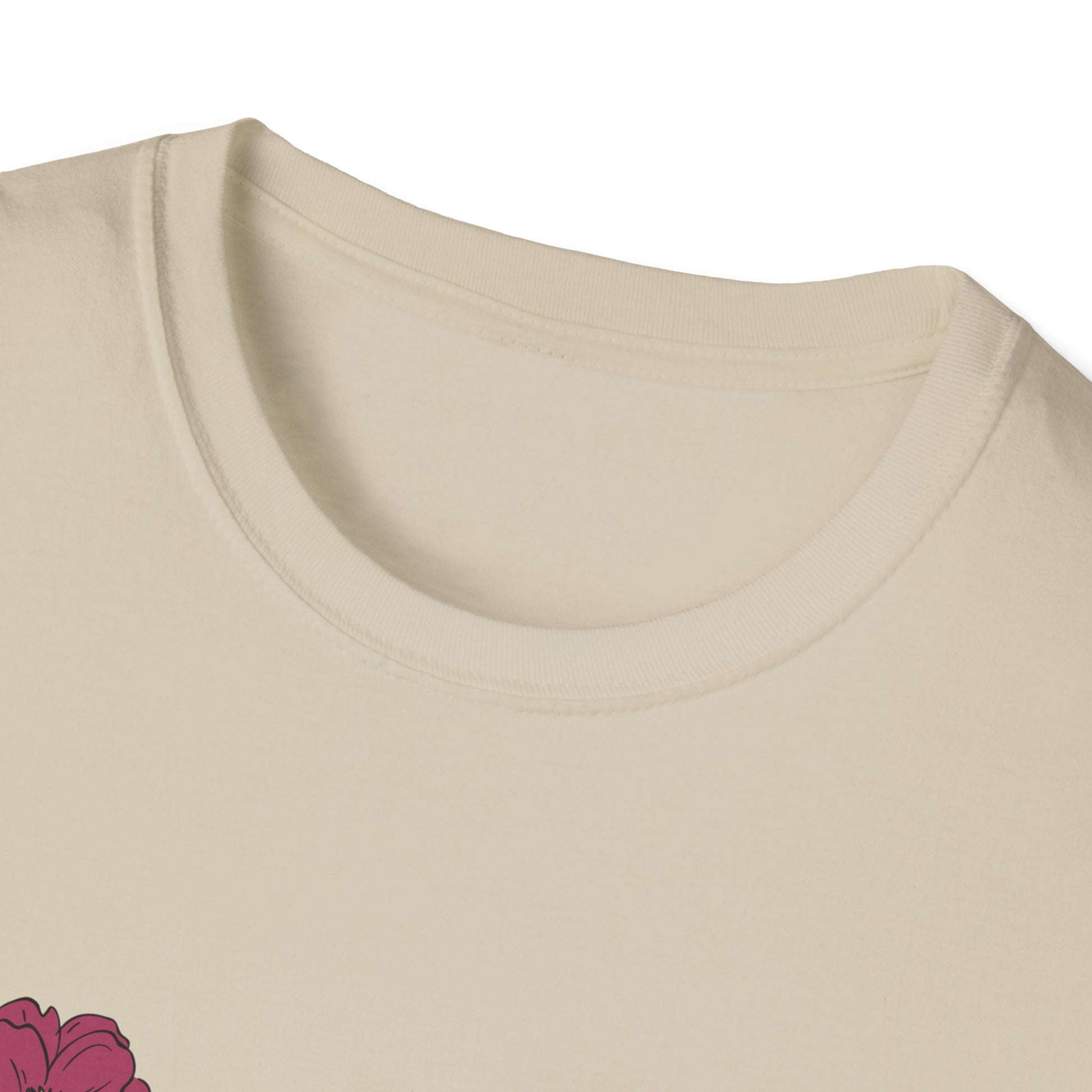 Grow in Grace Unisex Softstyle T-Shirt - Inspirational Floral Design - Christian Shirts and More