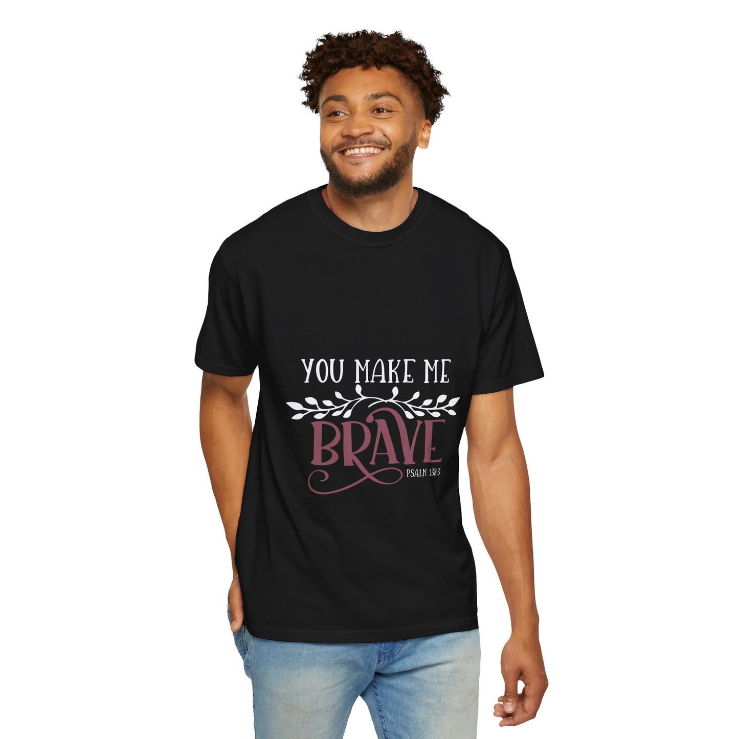 Brave Faith Unisex Garment-Dyed T-Shirt
