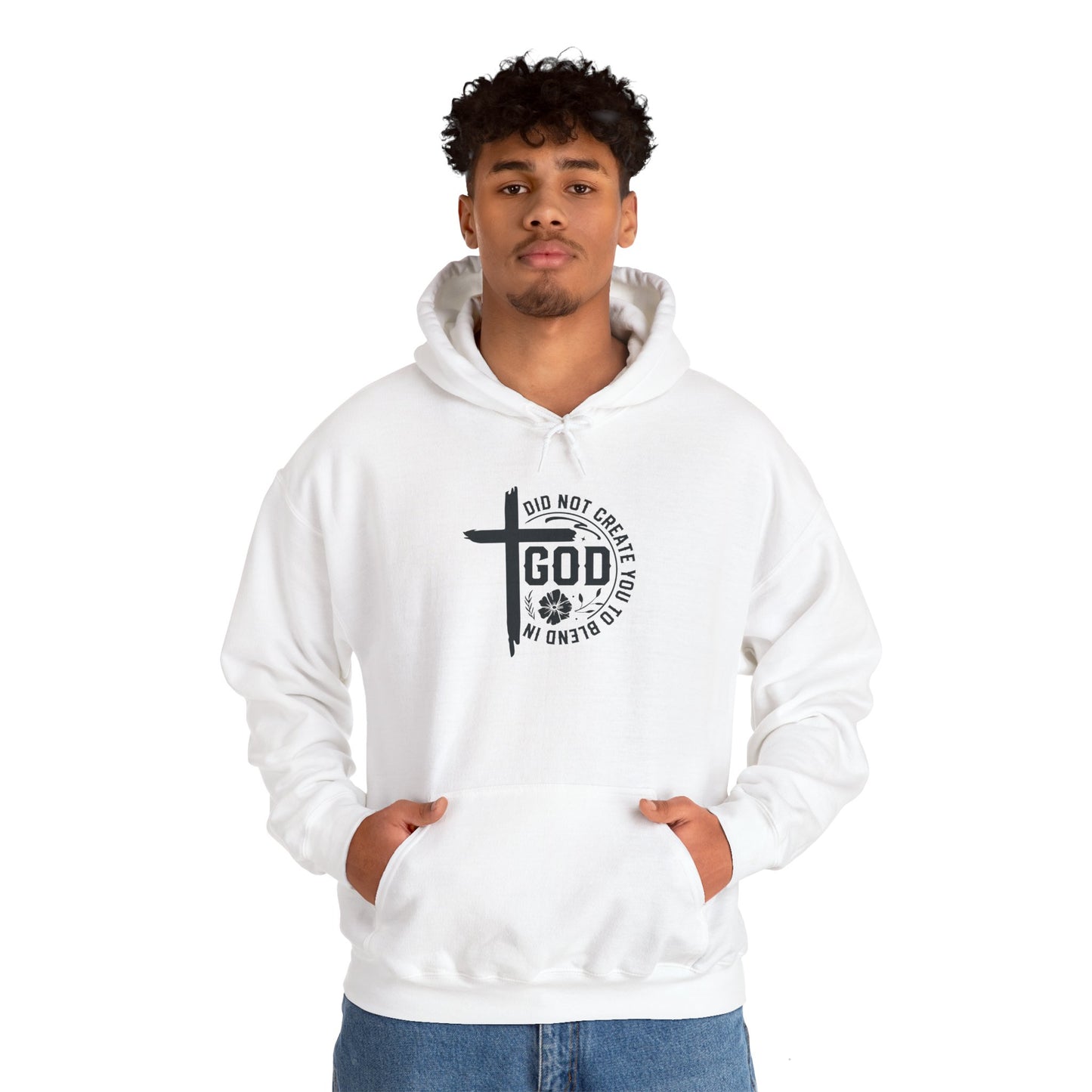 Courageous Faith Unisex Hoodie with Inspirational Design - Christian Shirts and More