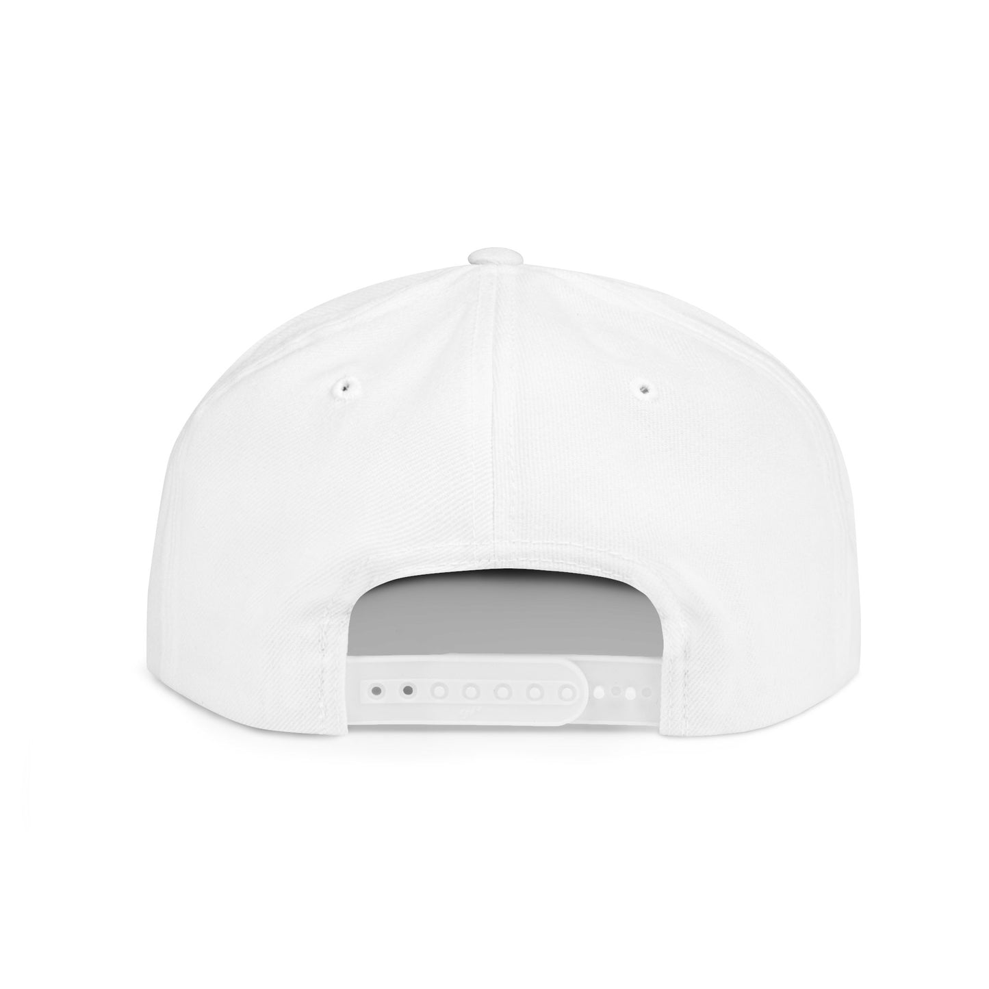 Inspirational Flat Bill Snapback Cap - 'Faith Can Move Mountains'