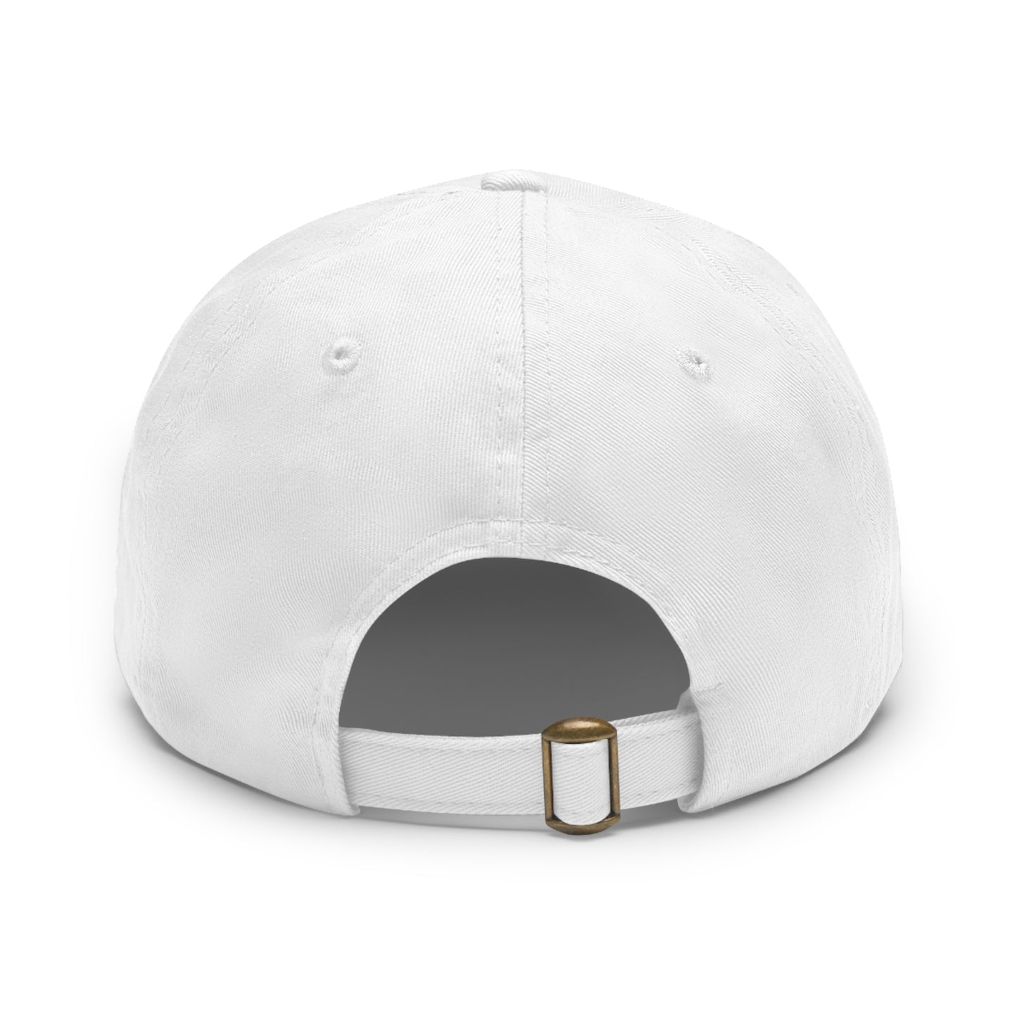 Feathered Dad Hat with Leather Patch | Casual Stylish Cap for Men & Women